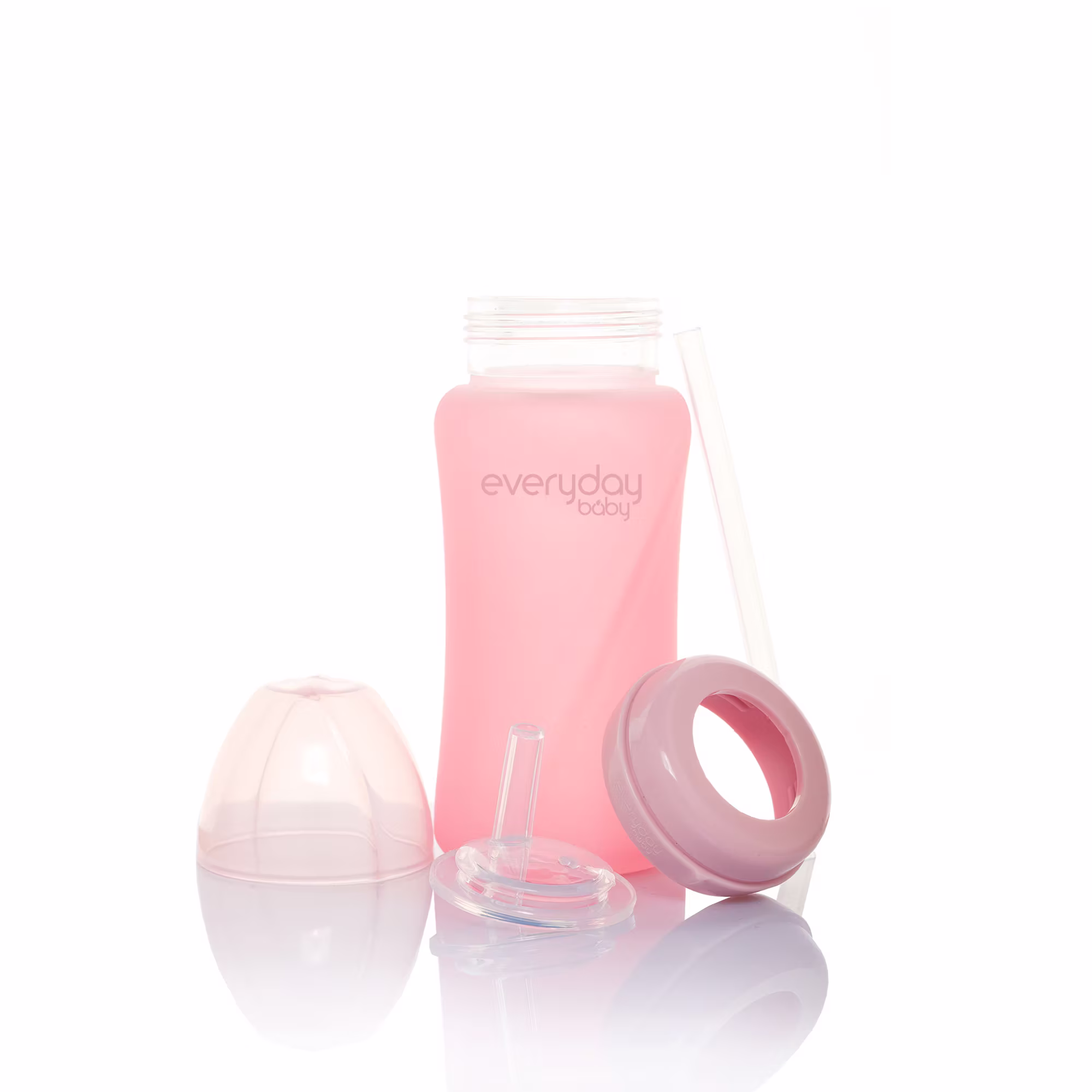 Glas-Trinkhalmflasche Healthy+ Straw Cup - Jamouz