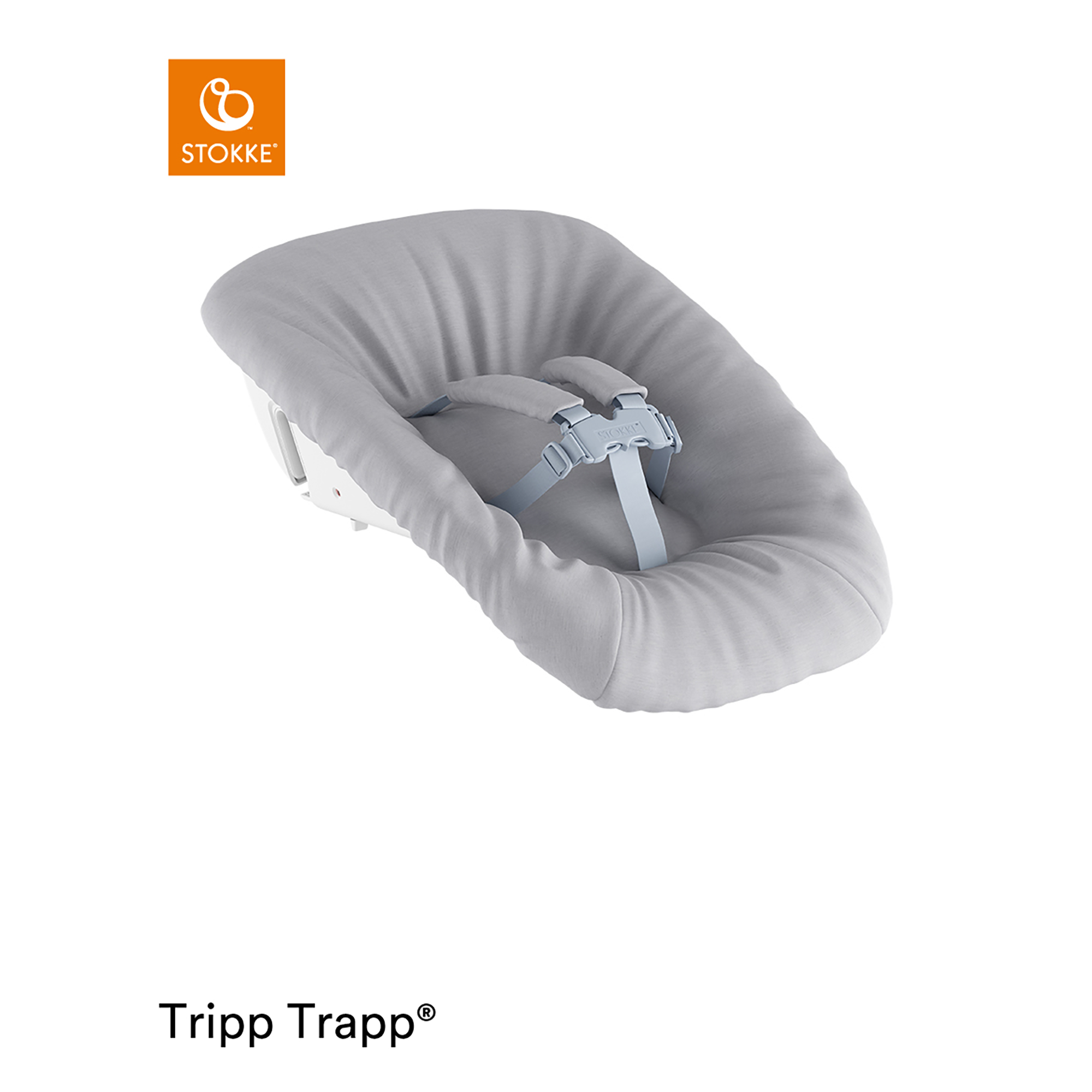 Set Tripp Trapp® Hazy Grey mit Newborn Set - Jamouz