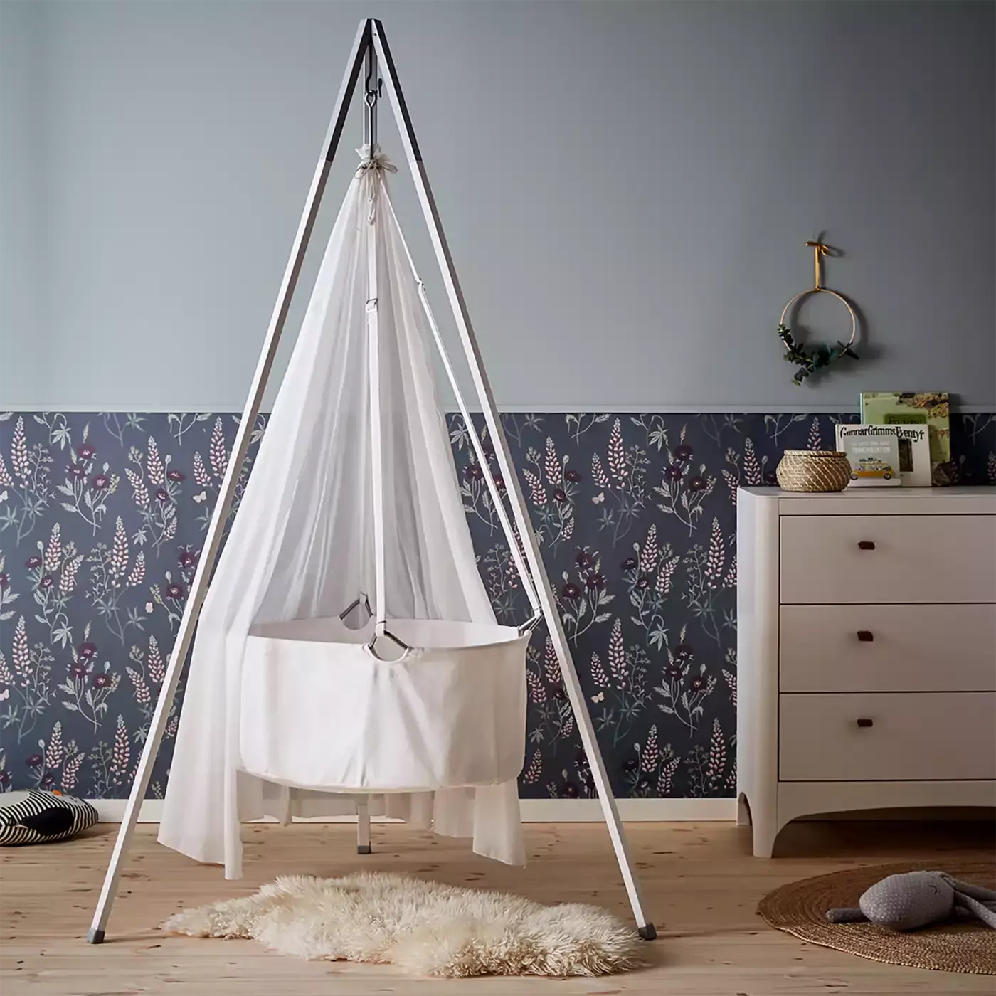 Himmel für Leander Classic™ Wiege Dusty Rose - Jamouz