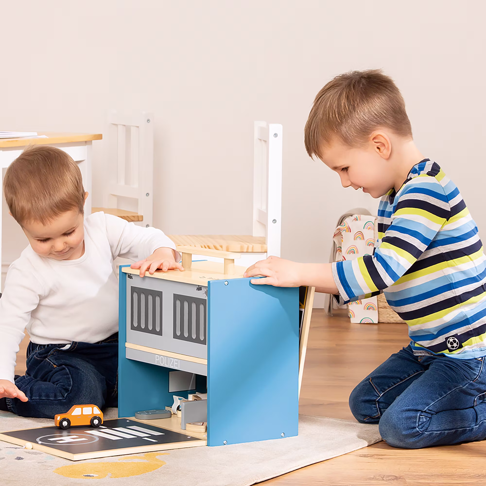 Spielwelt Polizeiwache Gordon mit Zubehör - Jamouz