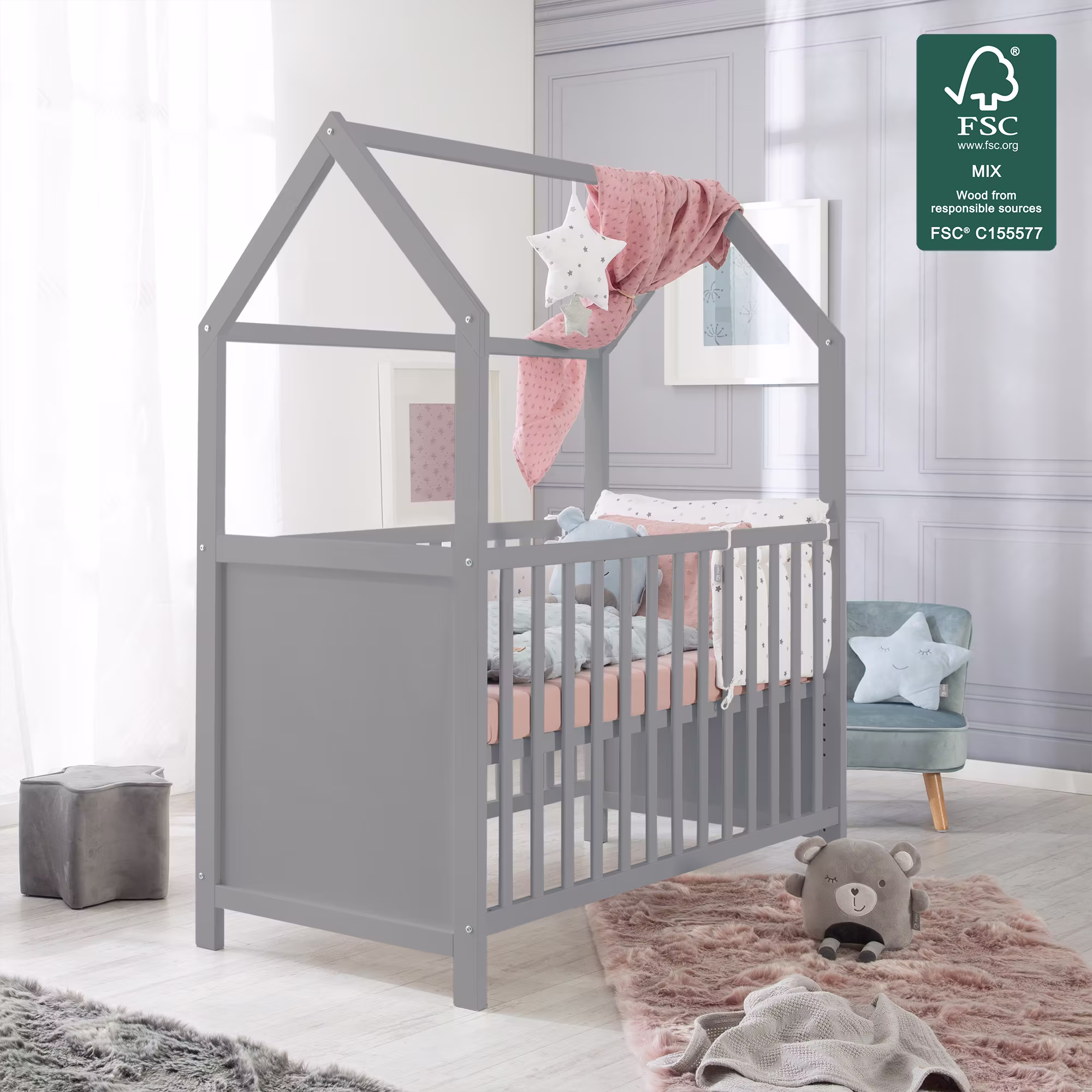 Hausbett 60 x 120 cm - Jamouz