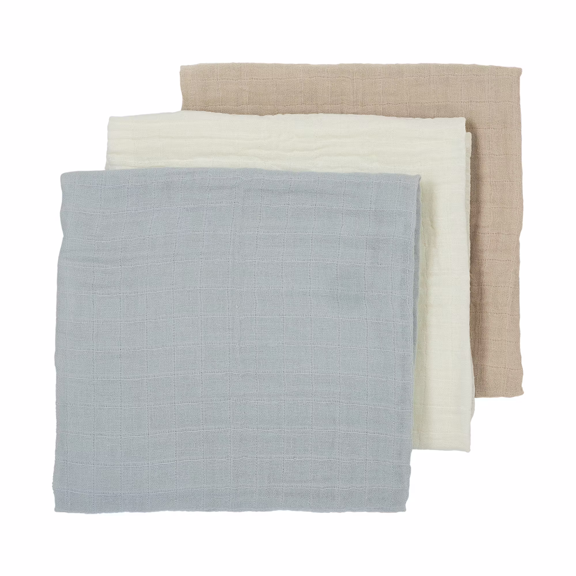 3er-Set Musselin Mullwindeln 70 x 70 cm - Jamouz