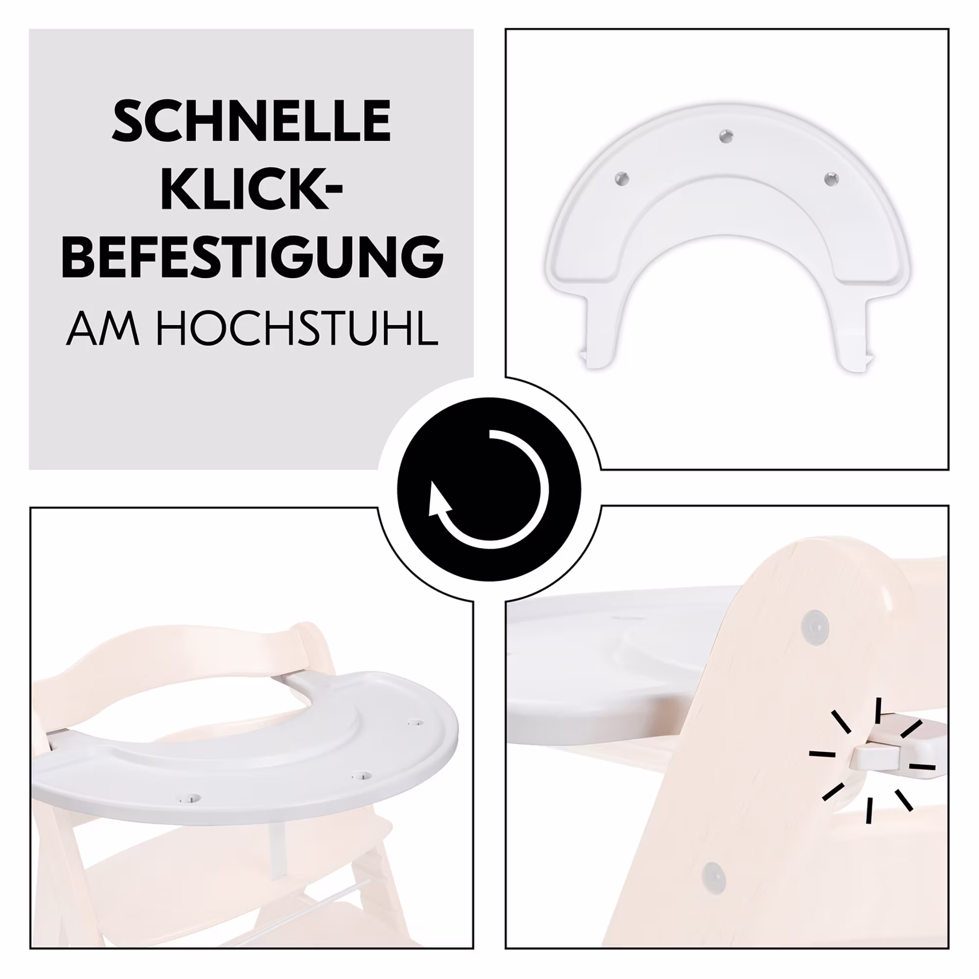 Alpha Play Music Set Zebra inkl. Play Tray White - Jamouz