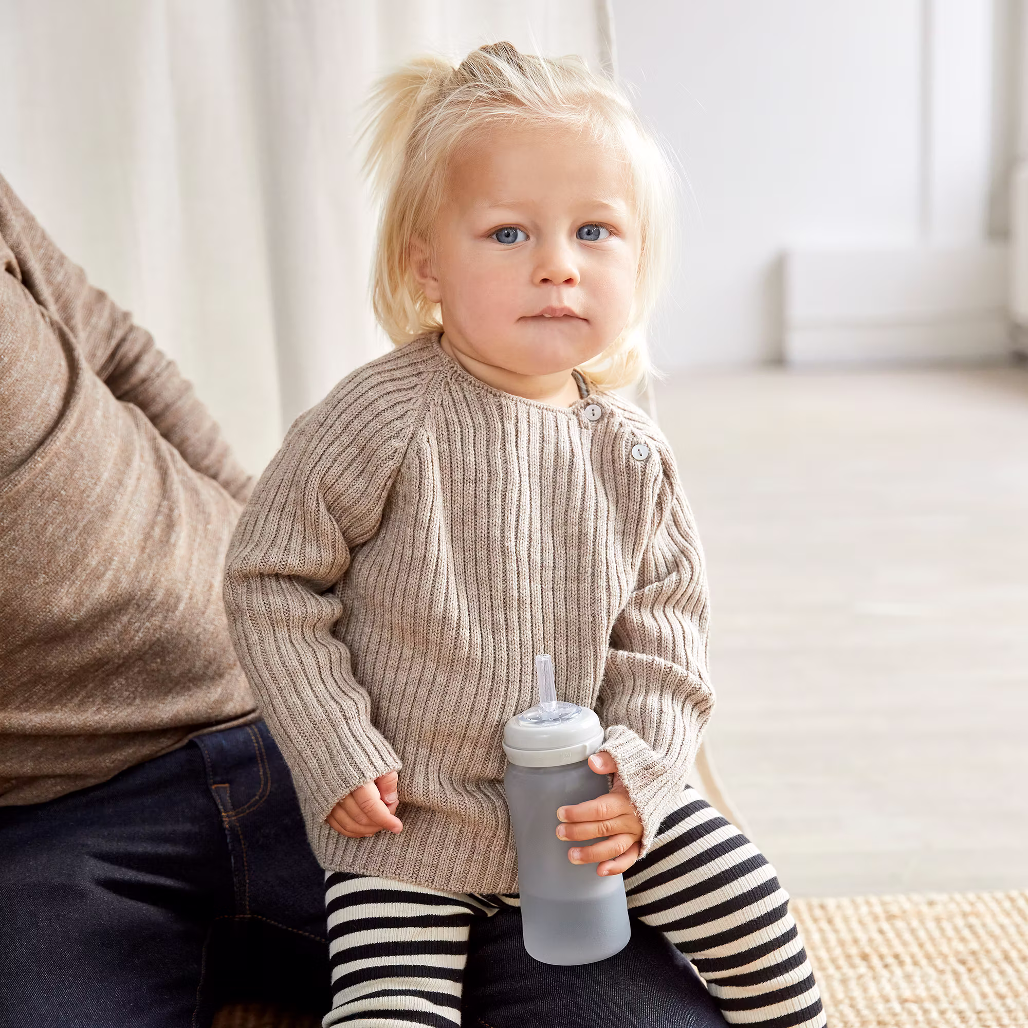 Glas-Trinkhalmflasche Healthy+ Straw Cup - Jamouz