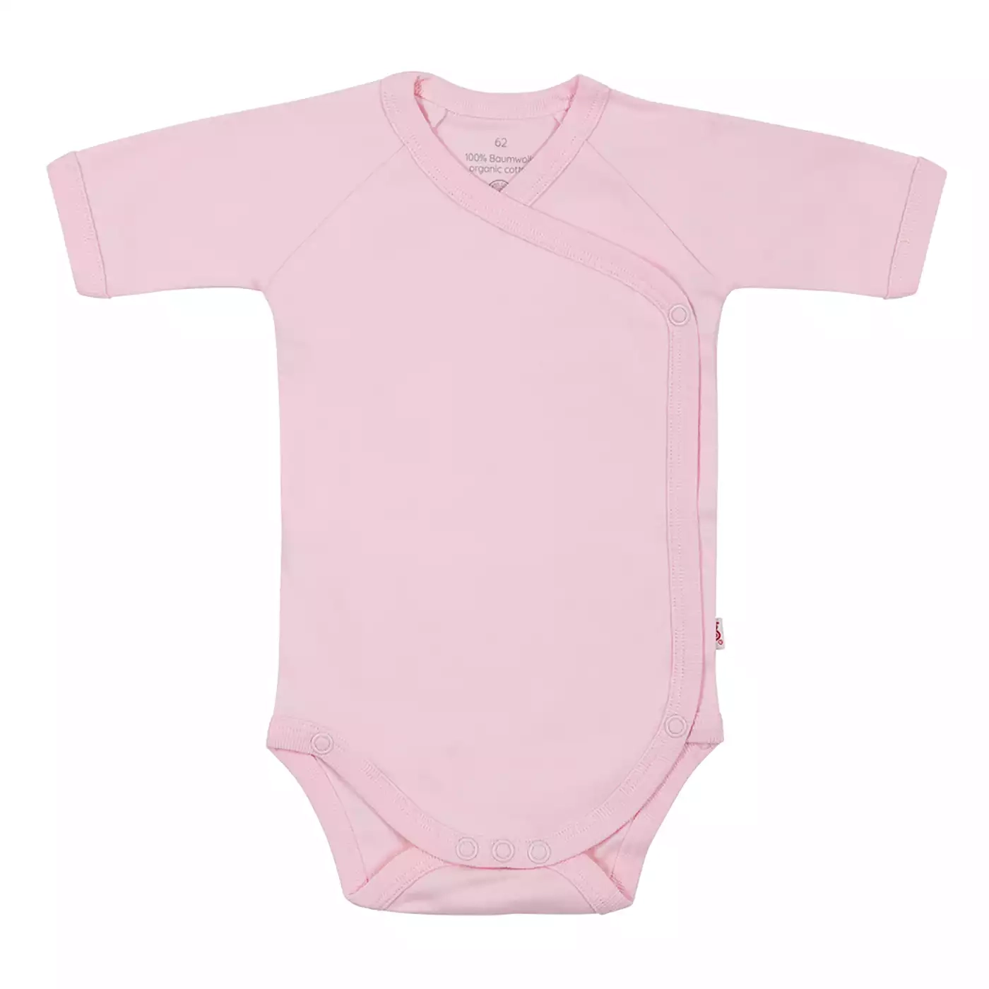 Wickelbody kurzarm rosa - Jamouz