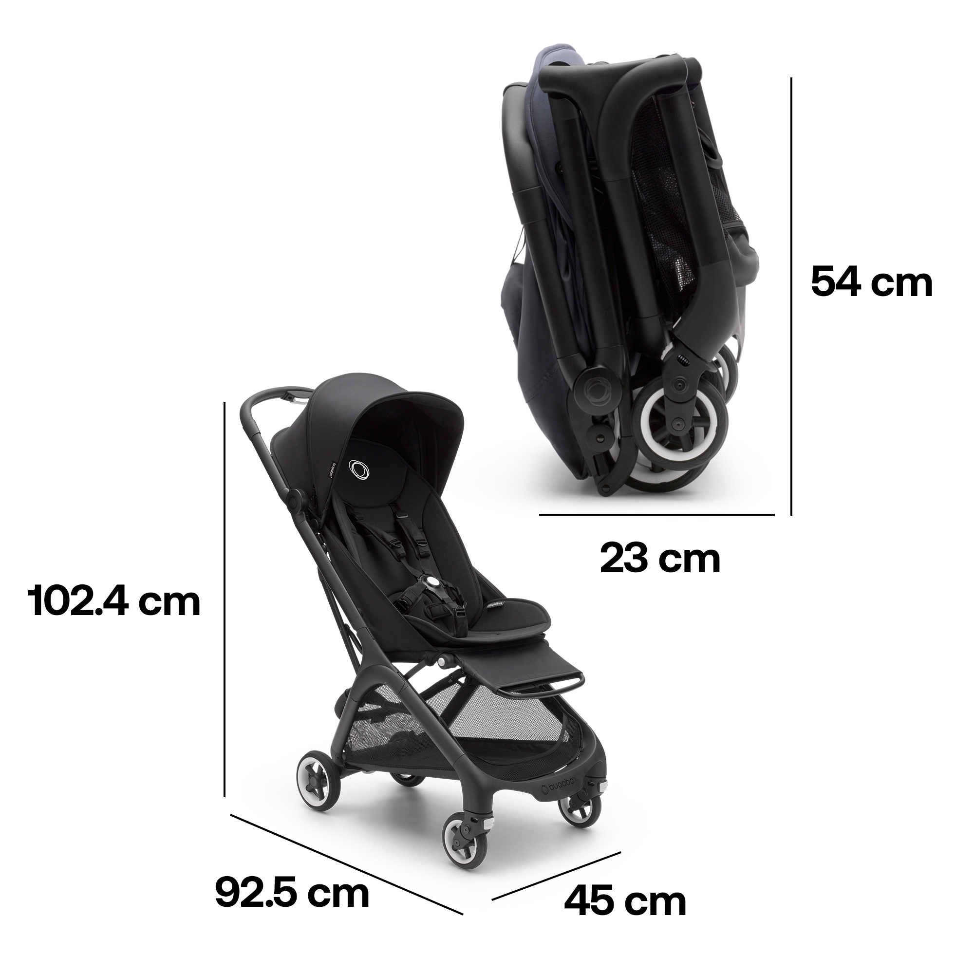 Butterfly Reise-Kinderwagen Stormy Blue - Jamouz