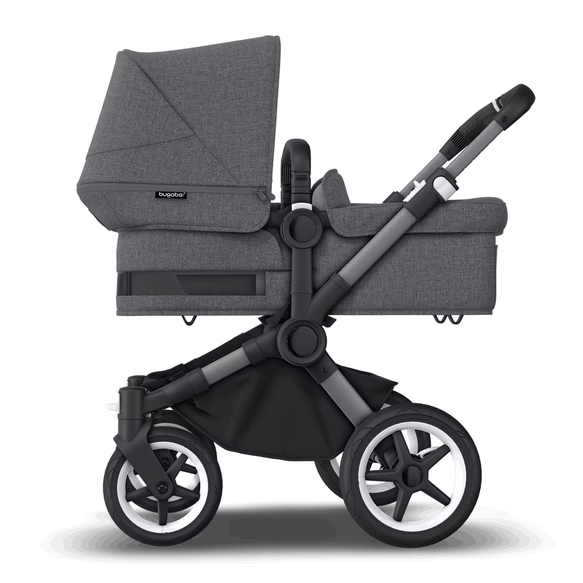 Donkey 5 Mono-Kinderwagen, erweiterbar, Forest Green - Jamouz