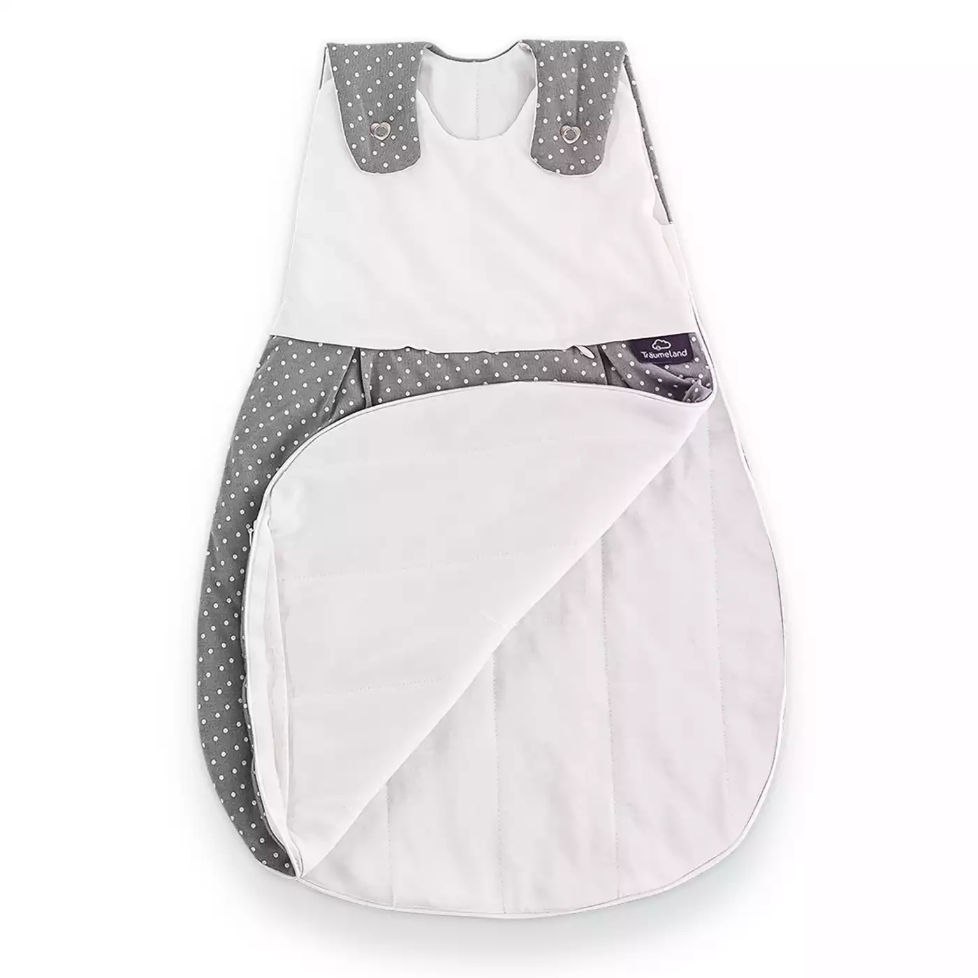 Schlafsack LIEBMICH Pünktchen grau 56/62 - Jamouz