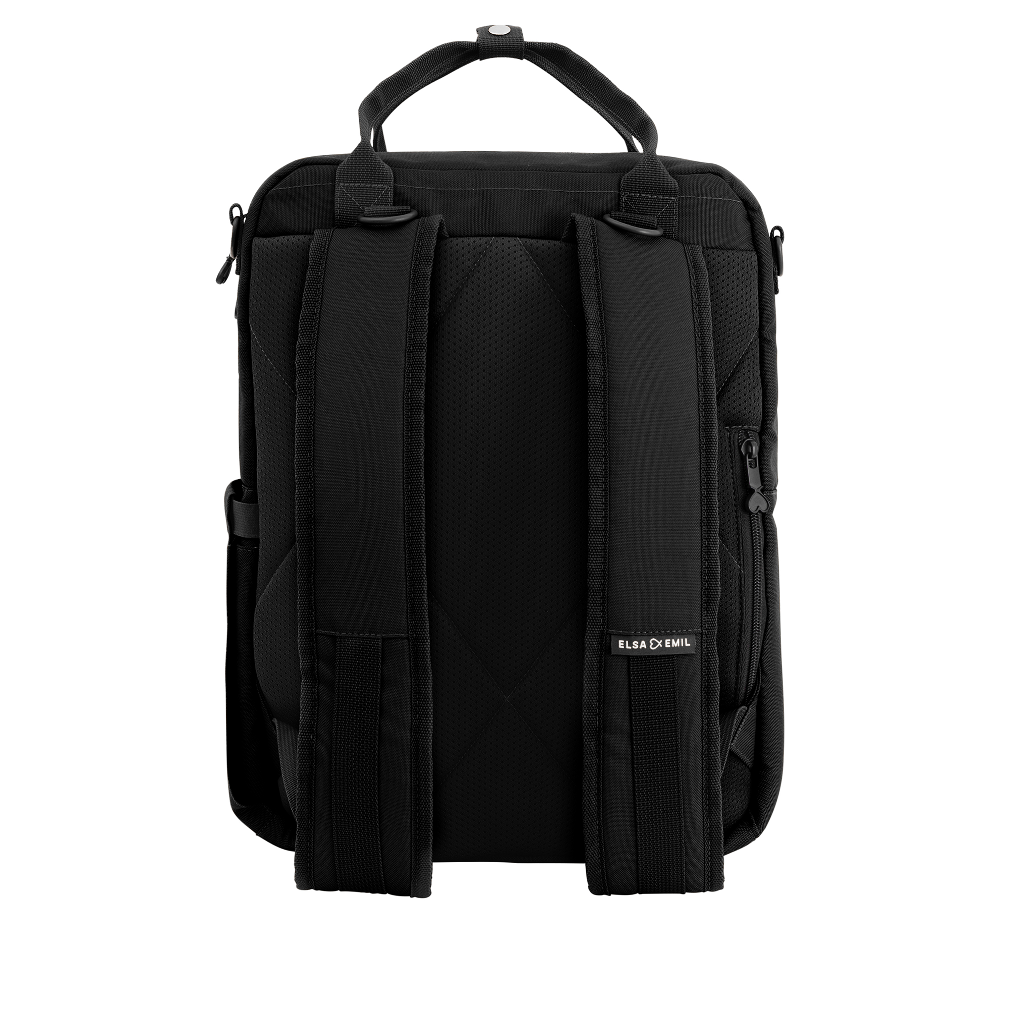 Set ELSA & EMIL Kinderwagen Elefantengrau mit Henkel-Rucksack - Jamouz