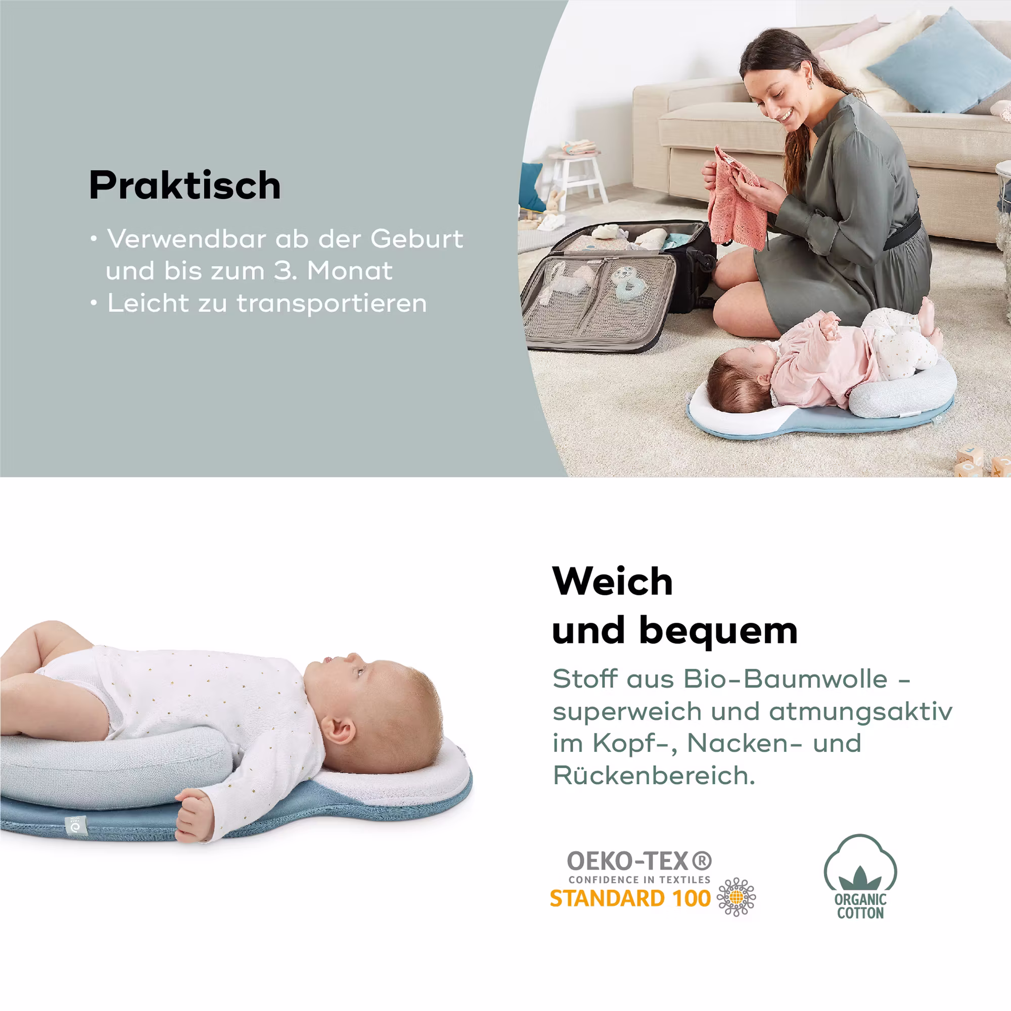 Babystütze Cosydream Mosaic - Jamouz