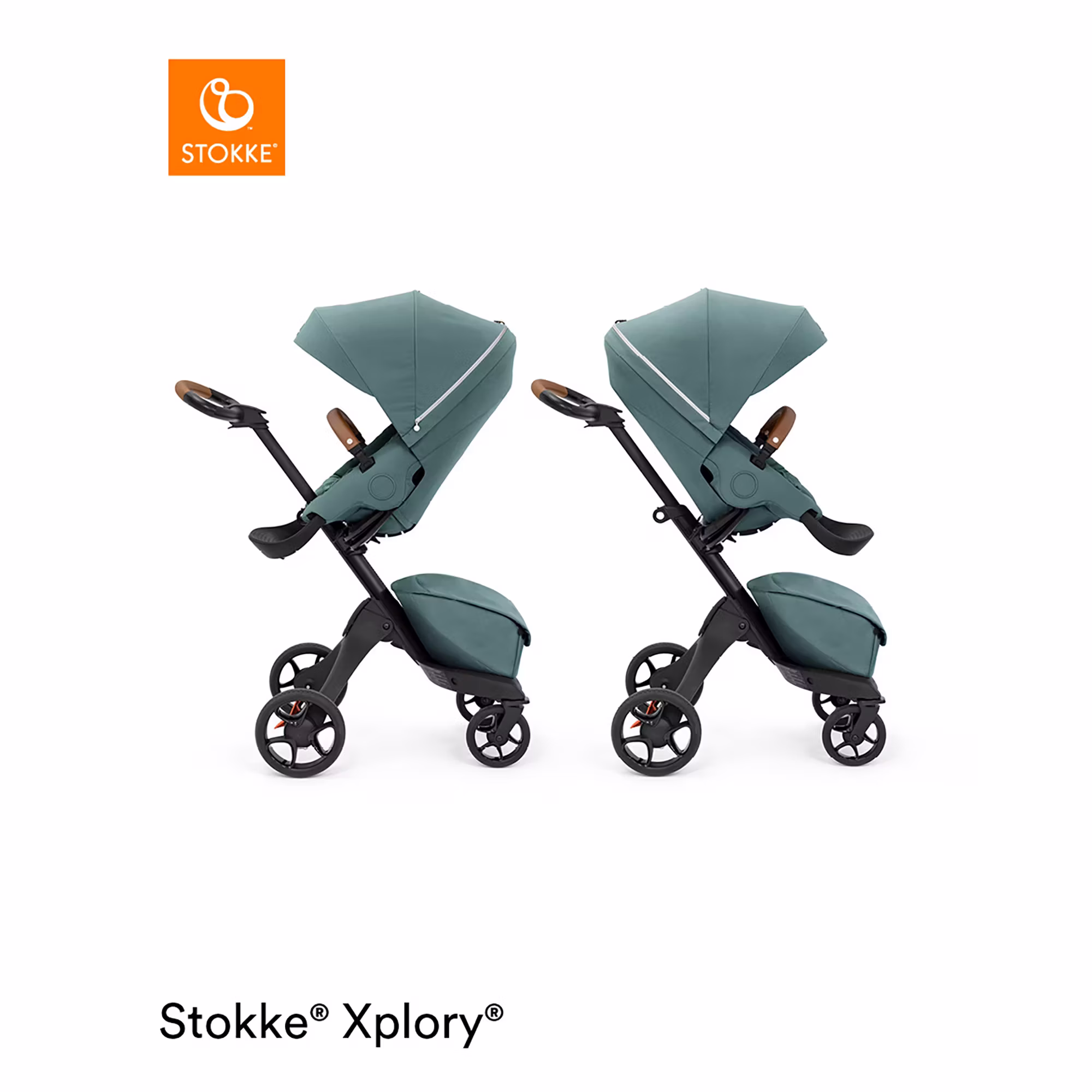 Set Xplory® X Cool Teal mit Babywanne - Jamouz