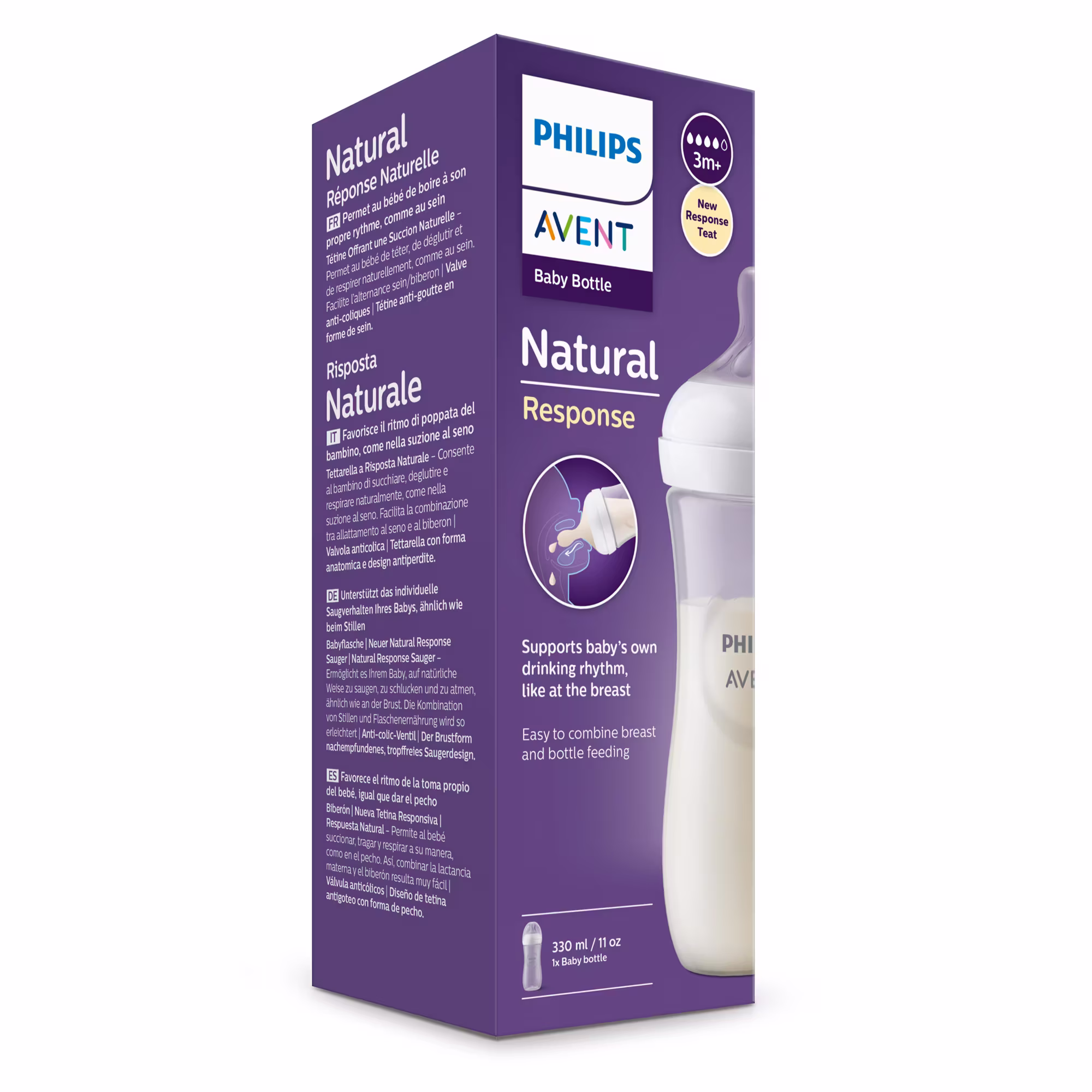 Babyflasche Natural Response Gr.4 330ml SCY906/01 - Jamouz