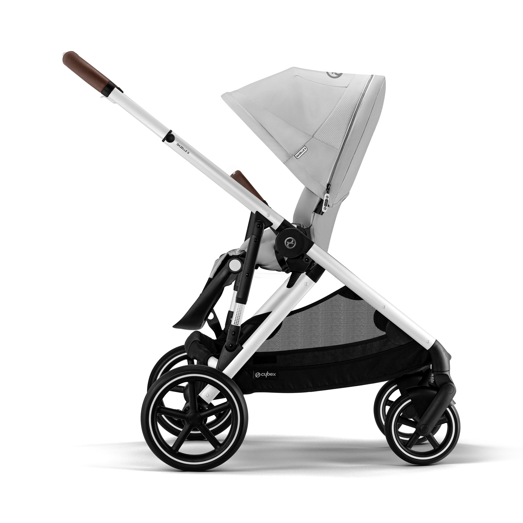 Gazelle S Lava Grey (Silver Frame) - Jamouz