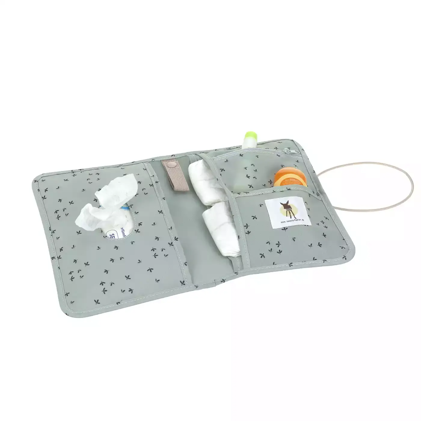 Windeltasche Soft Stripes Rose - Jamouz