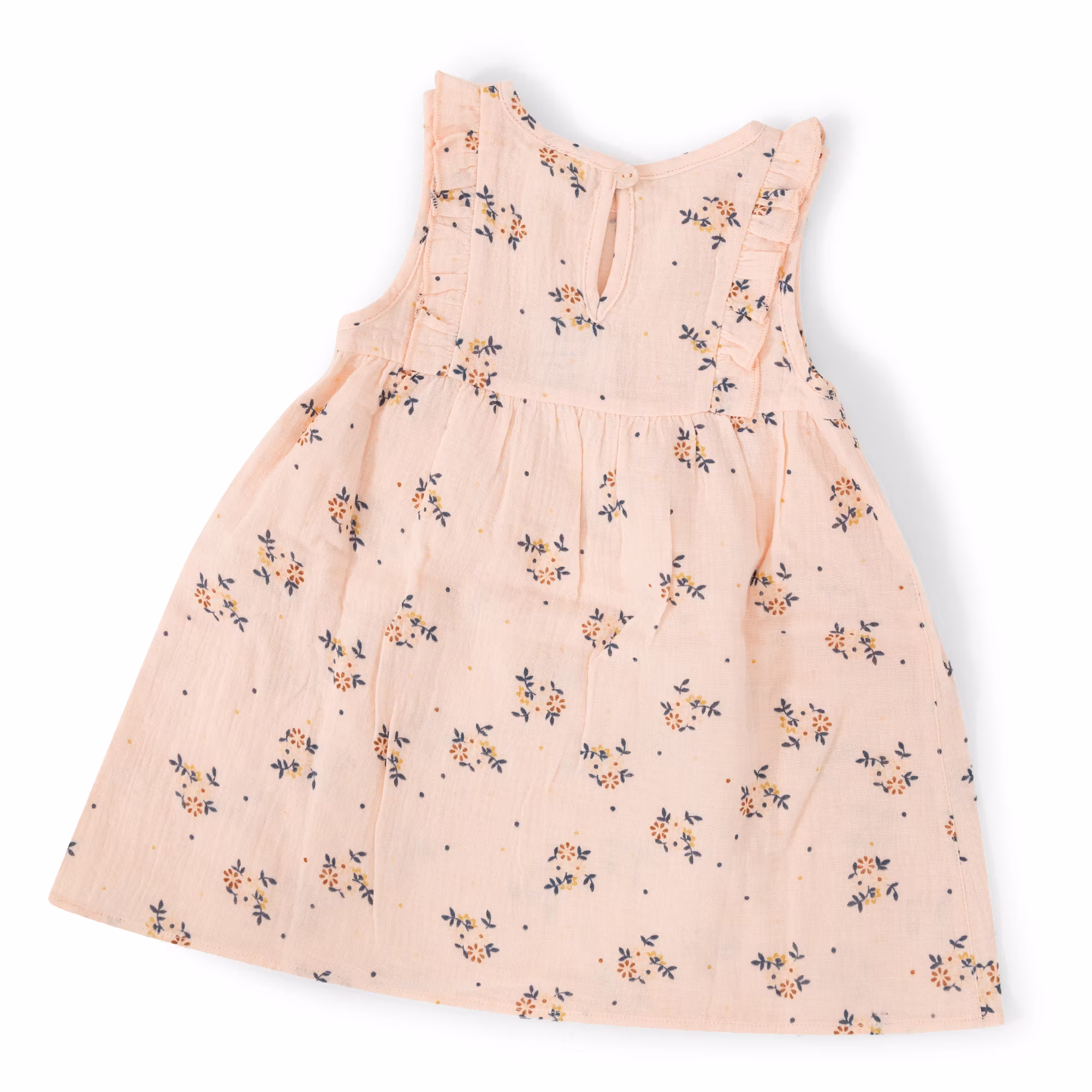 Musselin Kleid Regenbogen - Jamouz