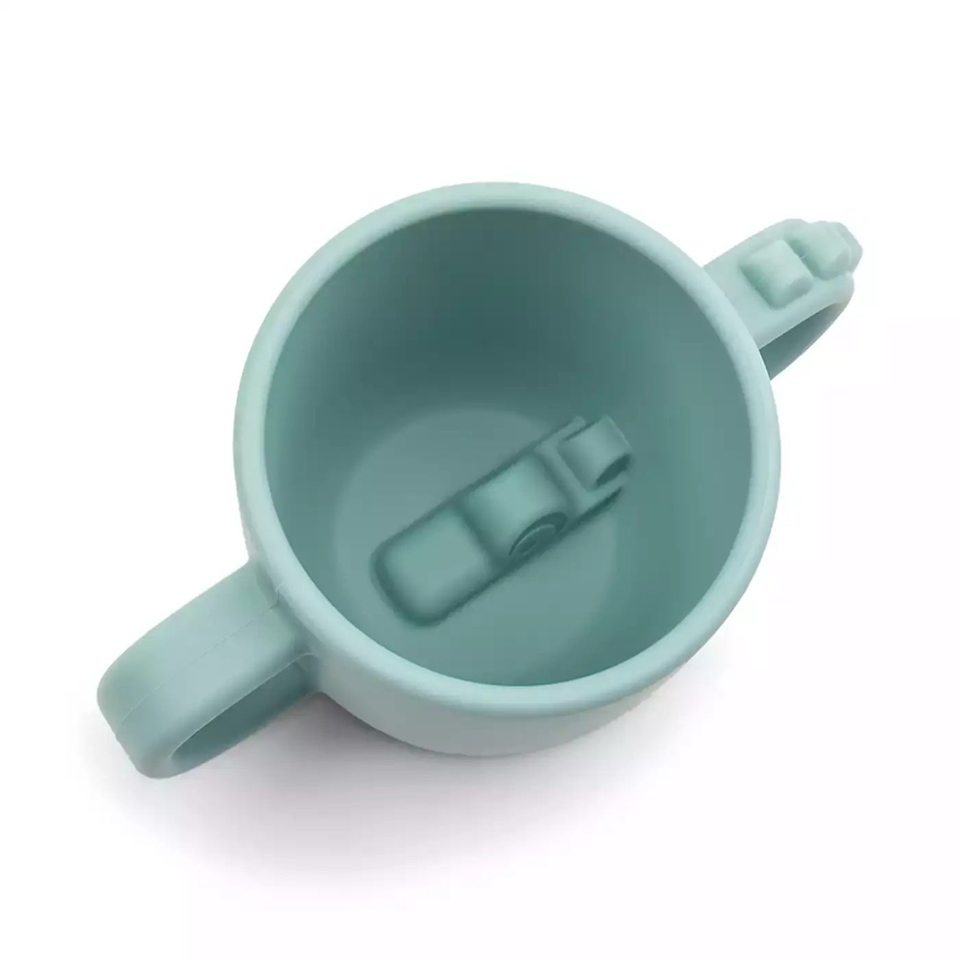 Silikon-Becher Peekaboo Croco Blau - Jamouz