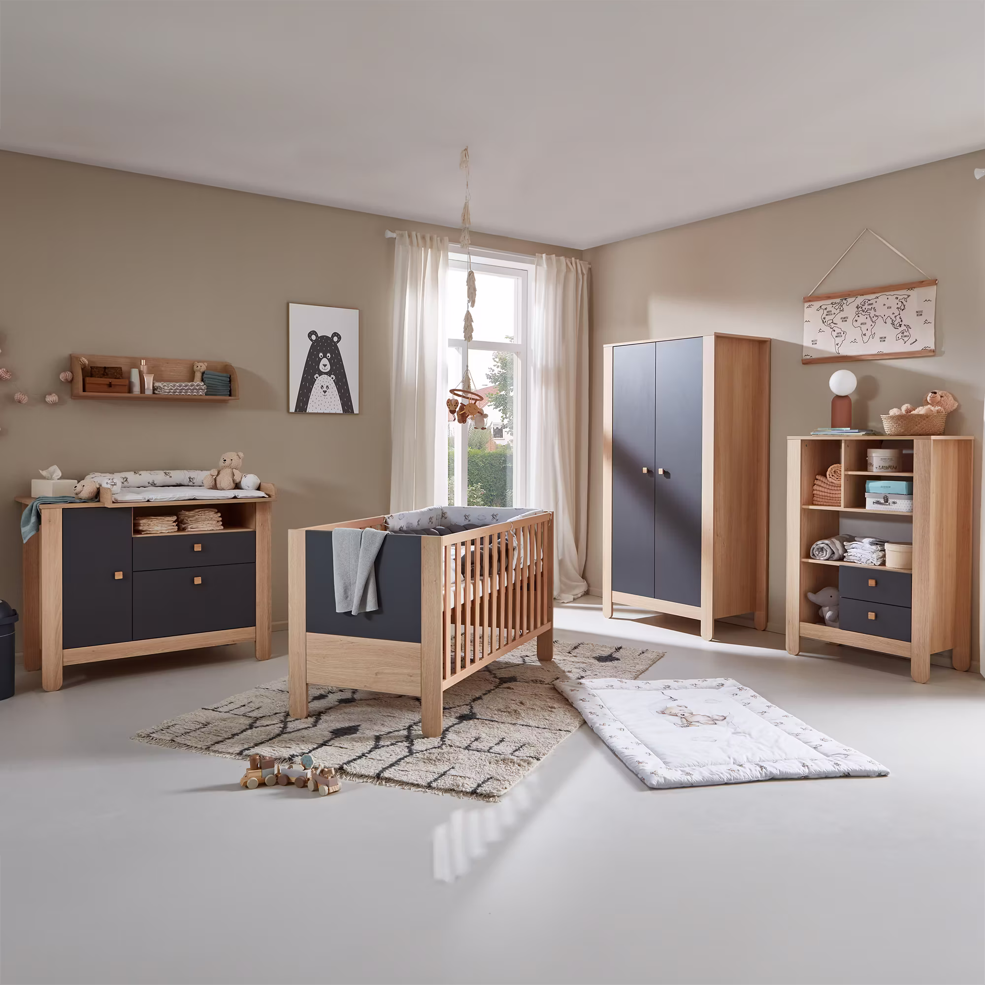 3-teiliges Babyzimmer Cozy Room - Jamouz