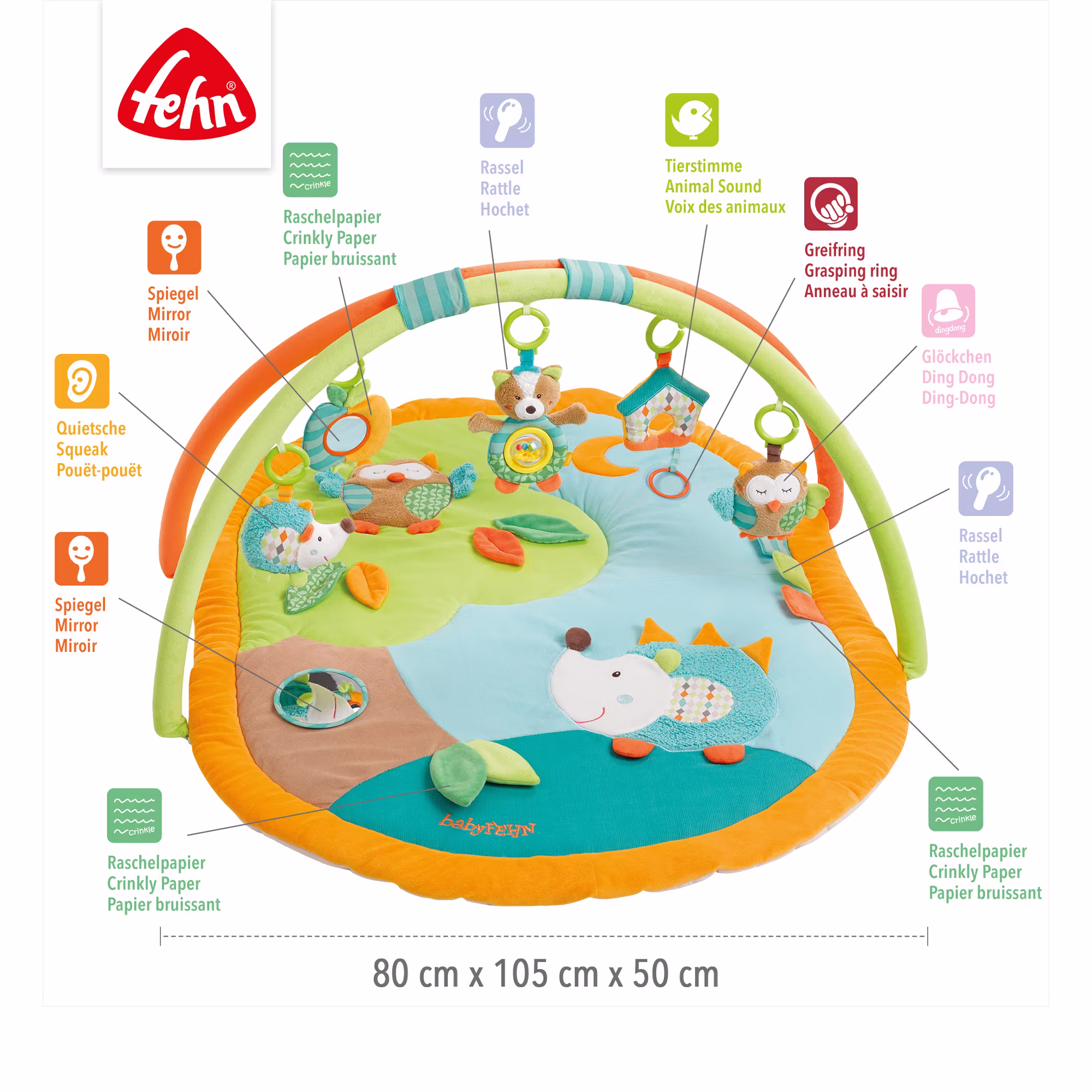 3D Activity Decke Sleeping Forest - Jamouz