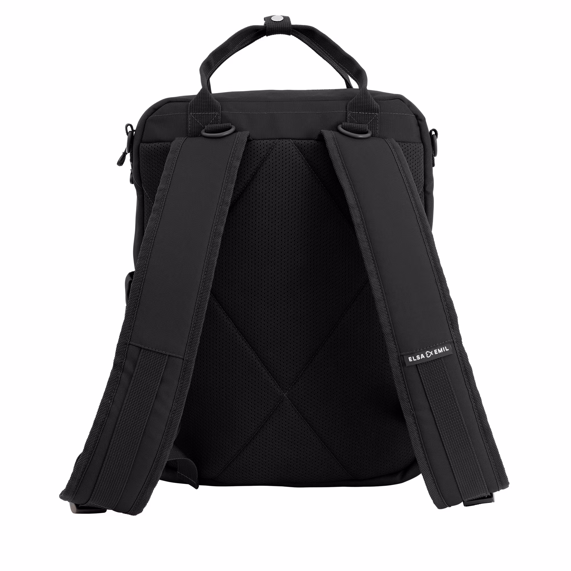 Set ELSA & EMIL Kinderwagen Elefantengrau mit Henkel-Rucksack - Jamouz