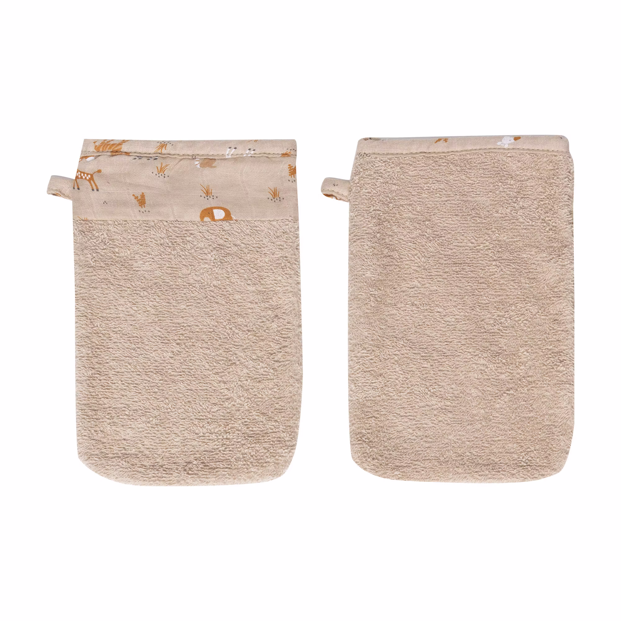 2er-Pack Waschhandschuhe Steppe - Jamouz
