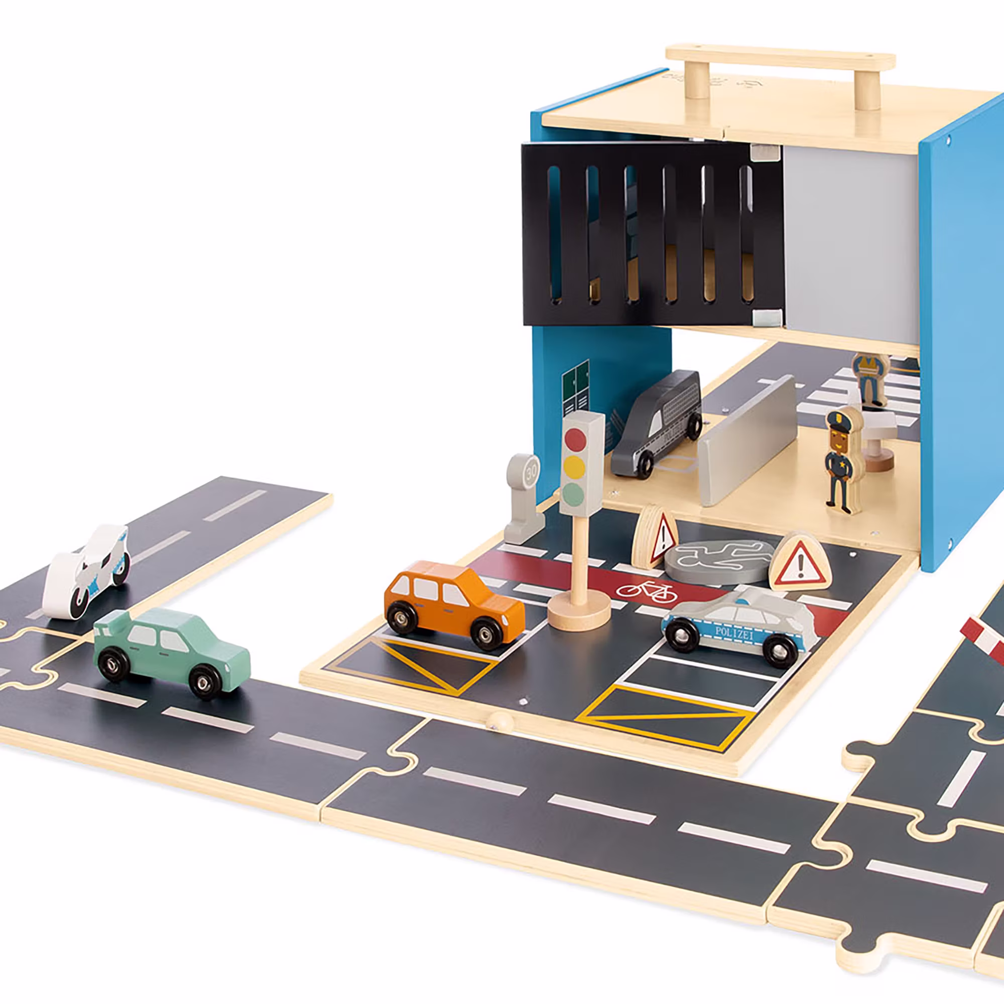 Spielwelt Polizeiwache Gordon mit Zubehör - Jamouz
