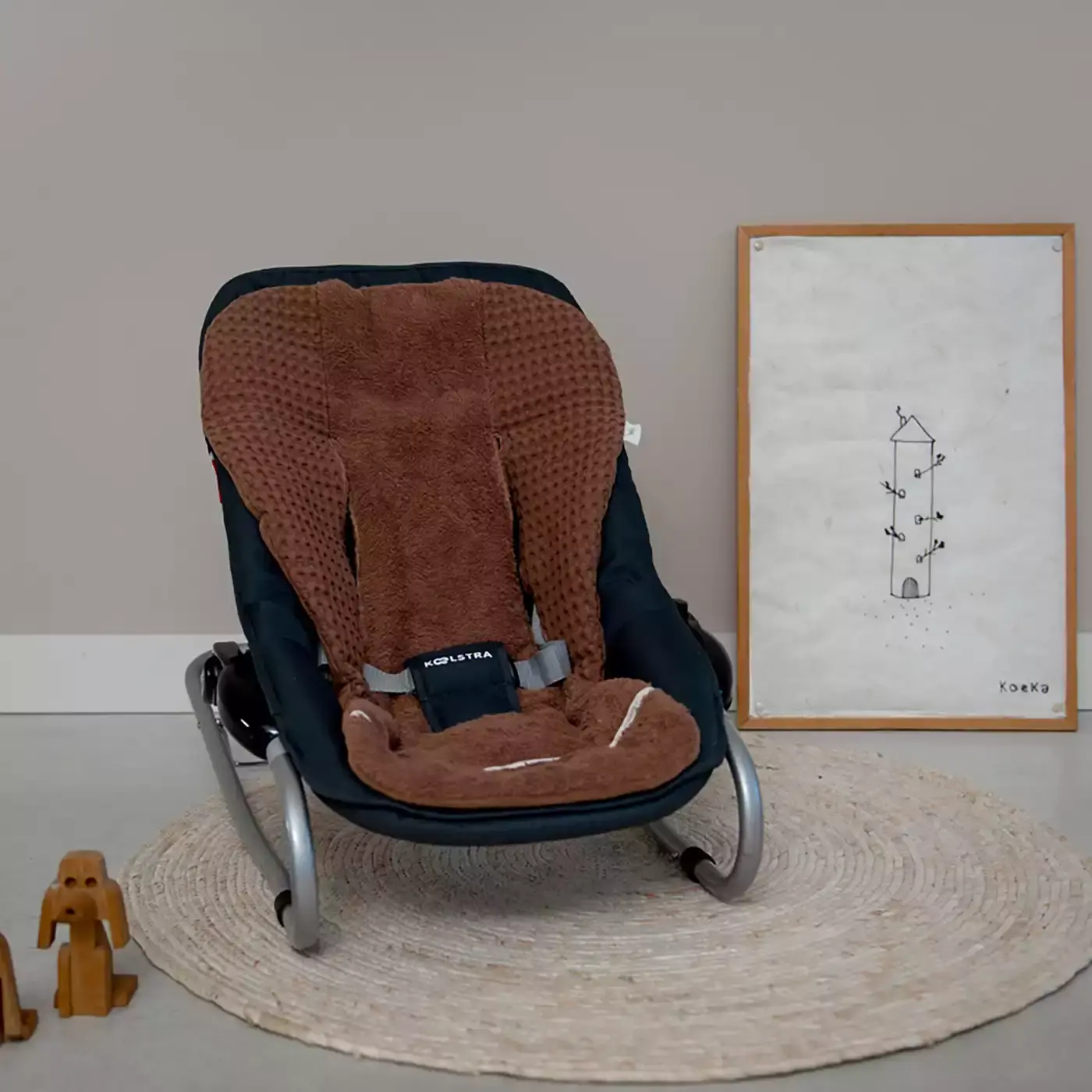 Autositz Einlage Antwerp Pink - Jamouz