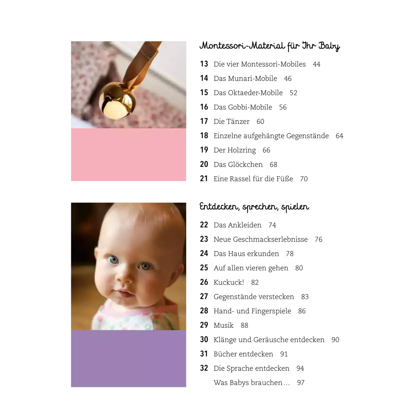 60 Montessori-Ideen für mein Baby - Jamouz