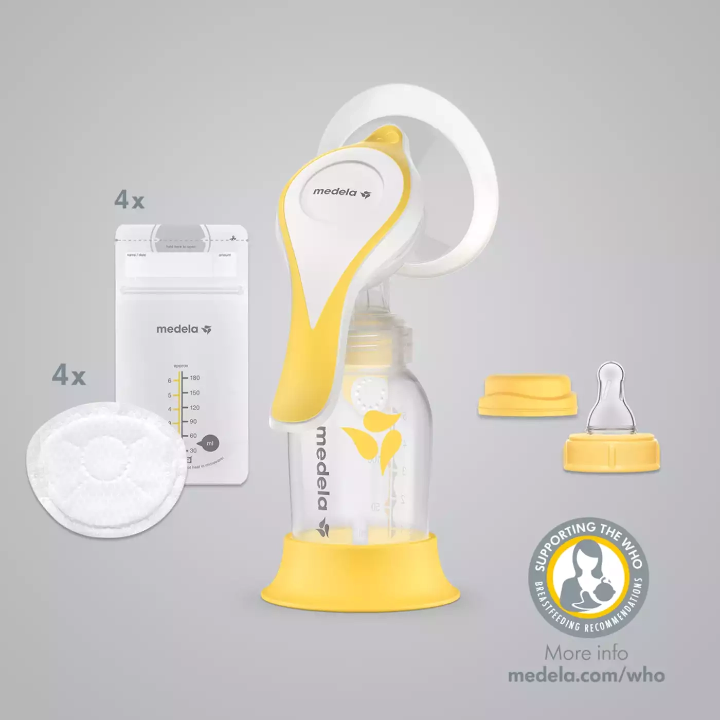Harmony Flex Hand-Milchpumpe Essential-Set - Jamouz