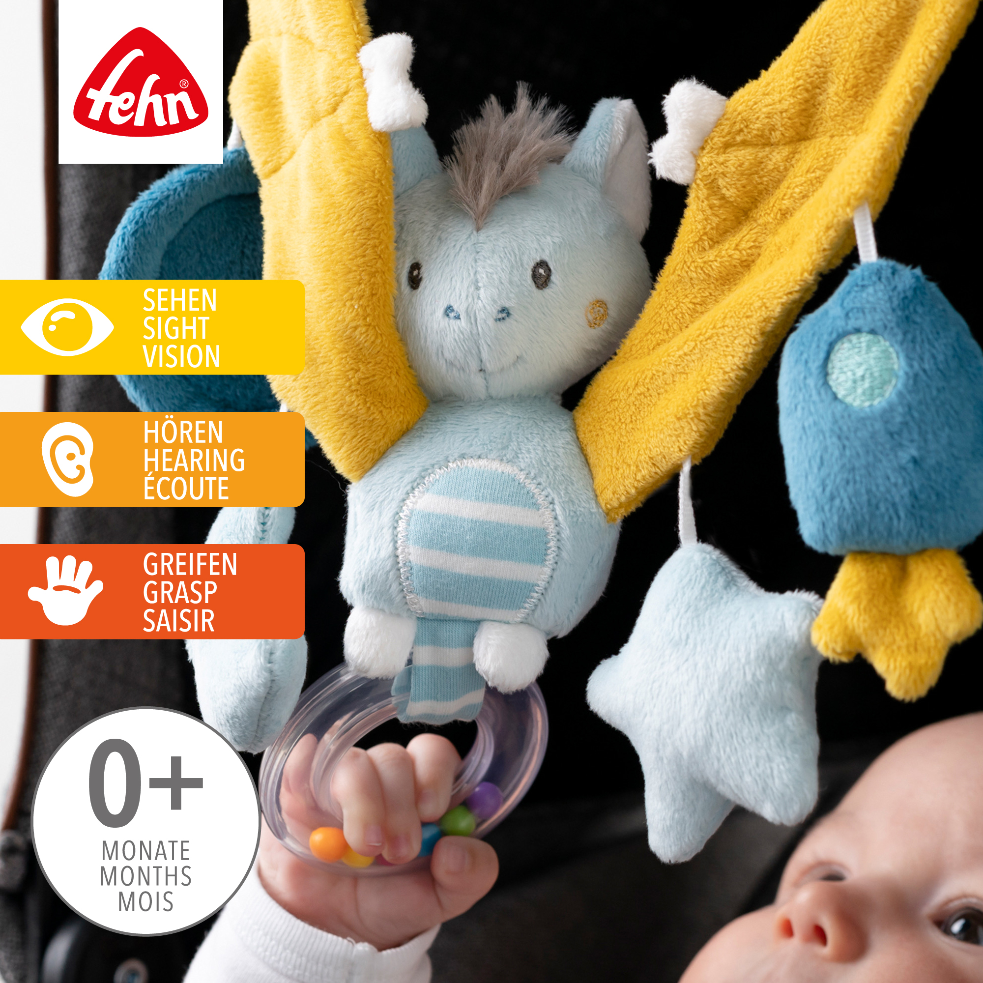 Kinderwagenkette Fledermaus - Jamouz