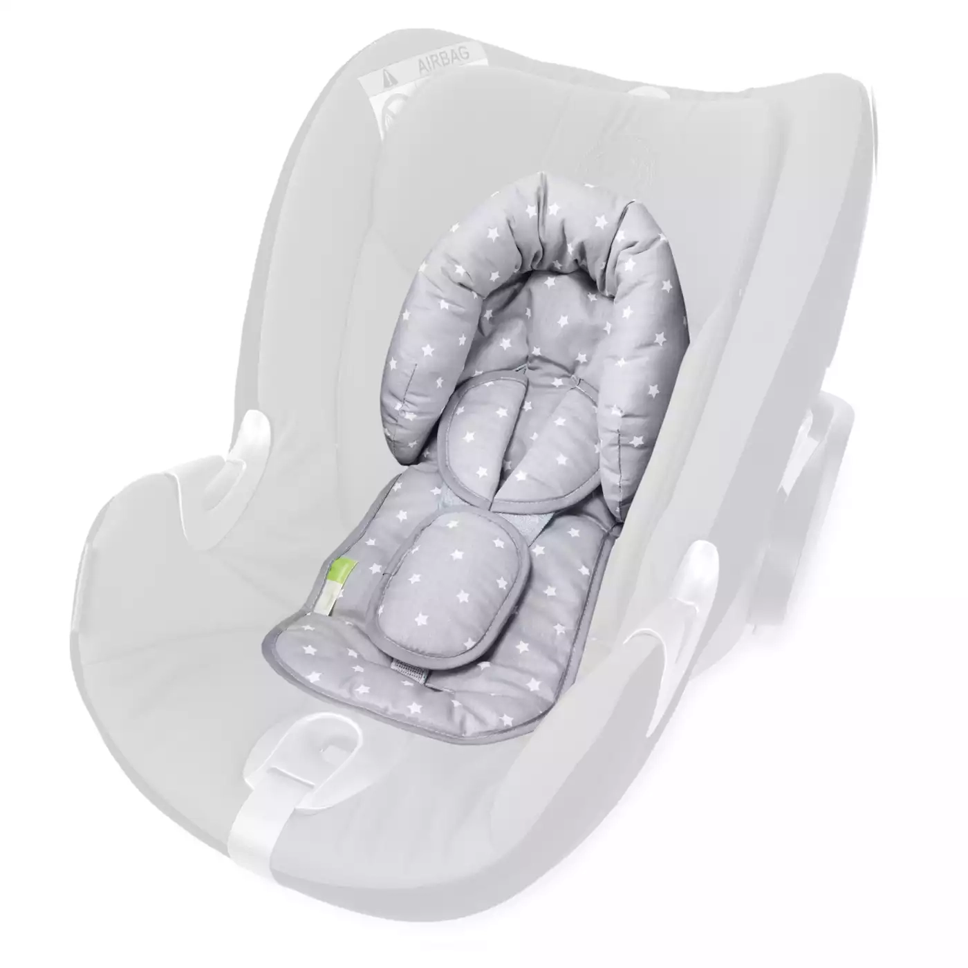 Sitzverkleinerer Emil Stars Grau Gr. 0+ - Jamouz