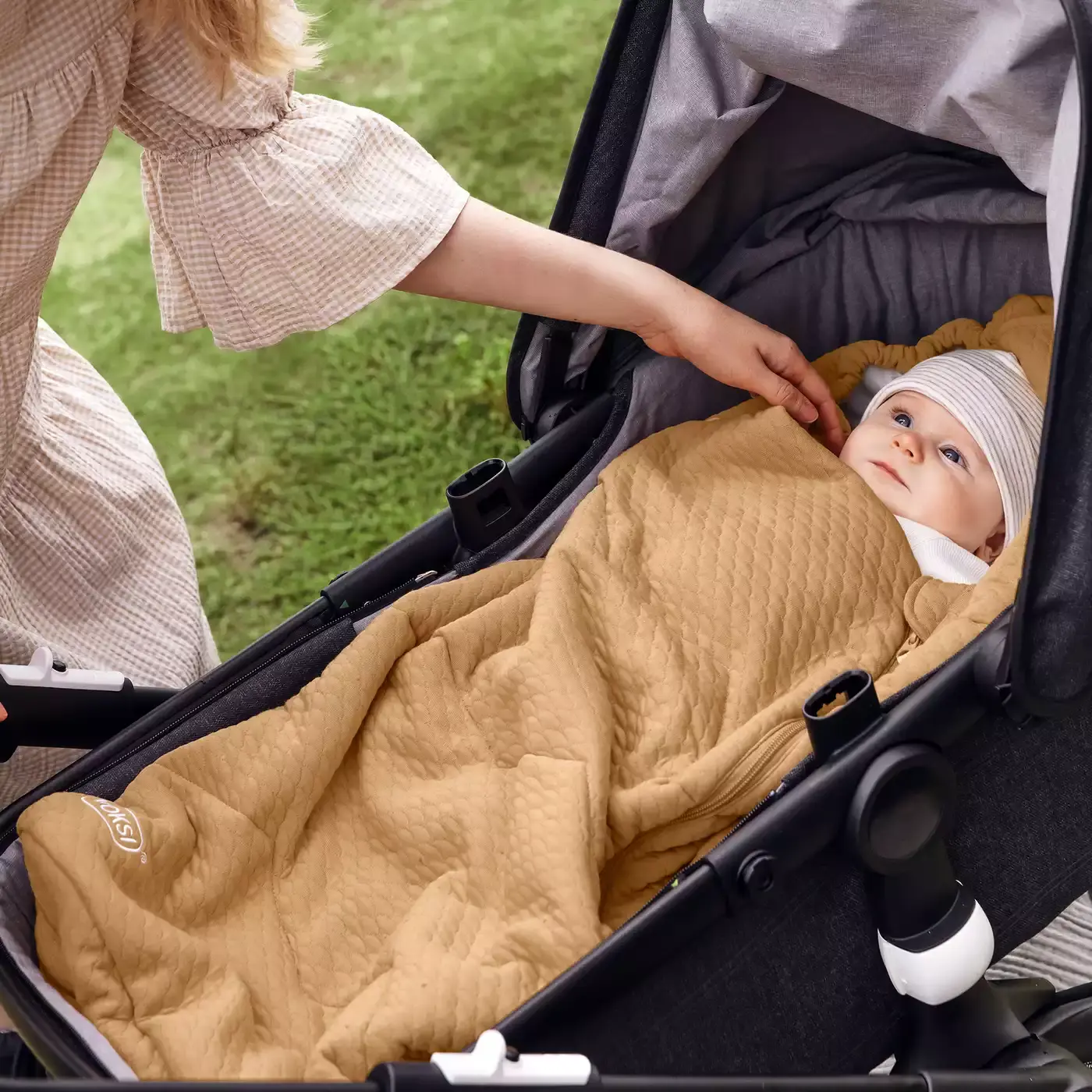 Fußsack Breeze Light Warm Beige - Jamouz