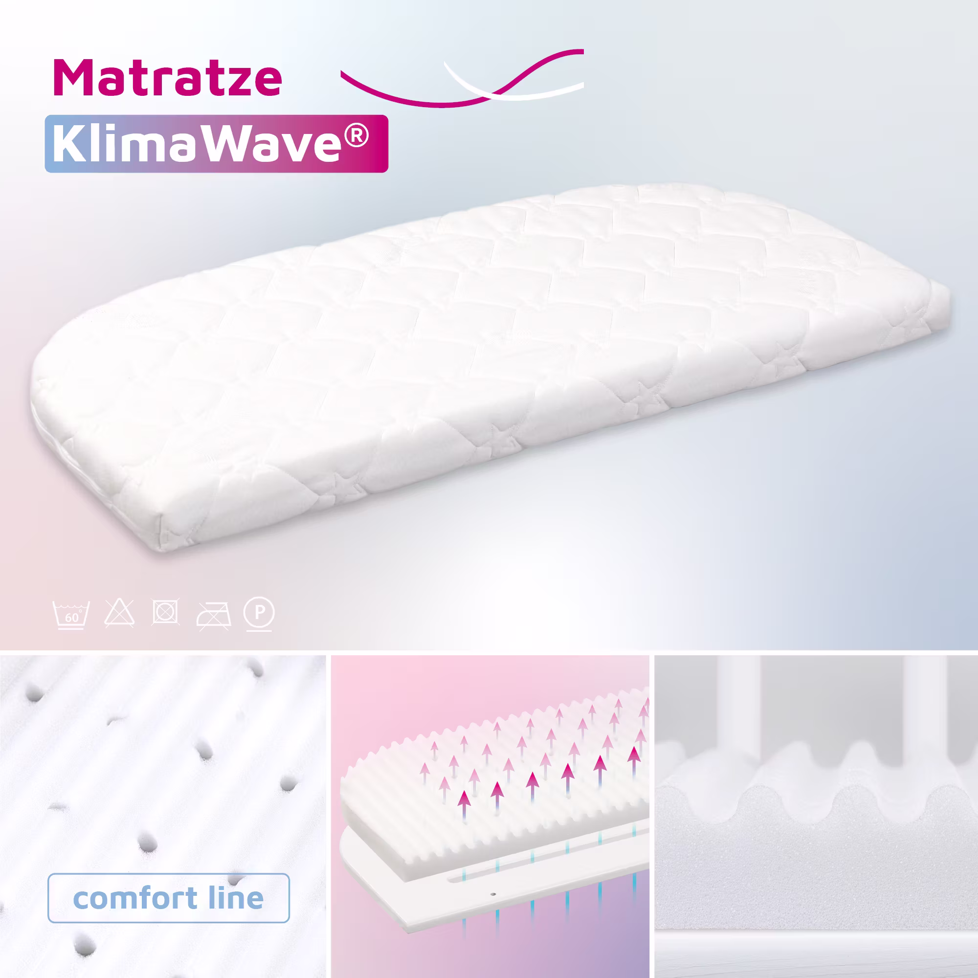 babybay Matratze Klima Wave Boxspring XXL - Jamouz