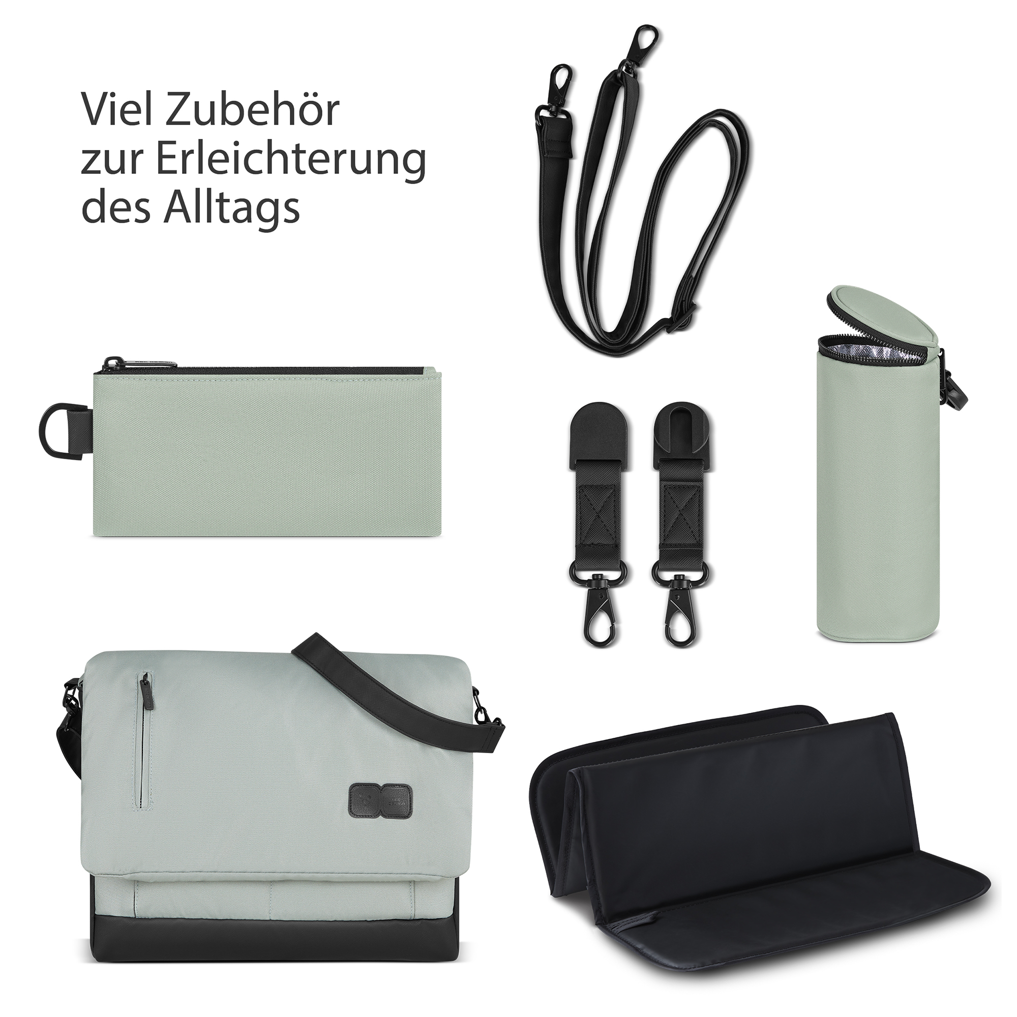 Wickeltasche Urban Asphalt - Jamouz