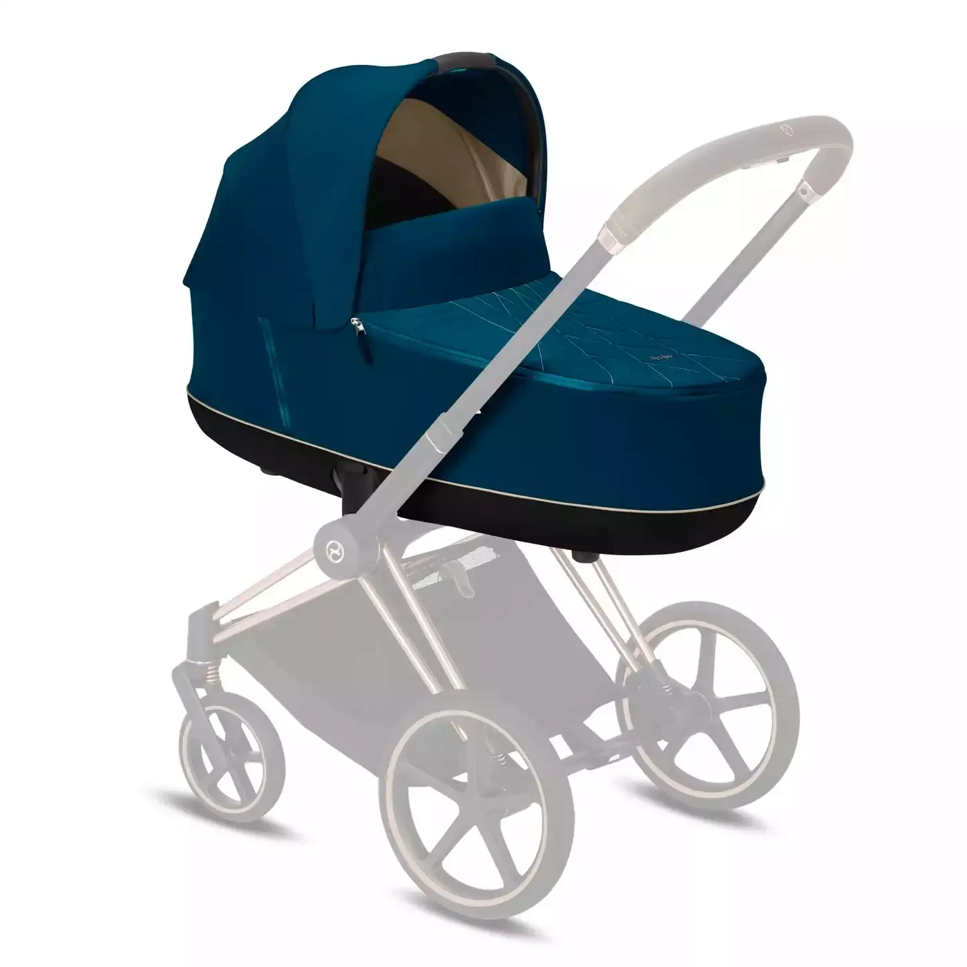 PRIAM Lux Carry Cot Mountain Blue - Jamouz