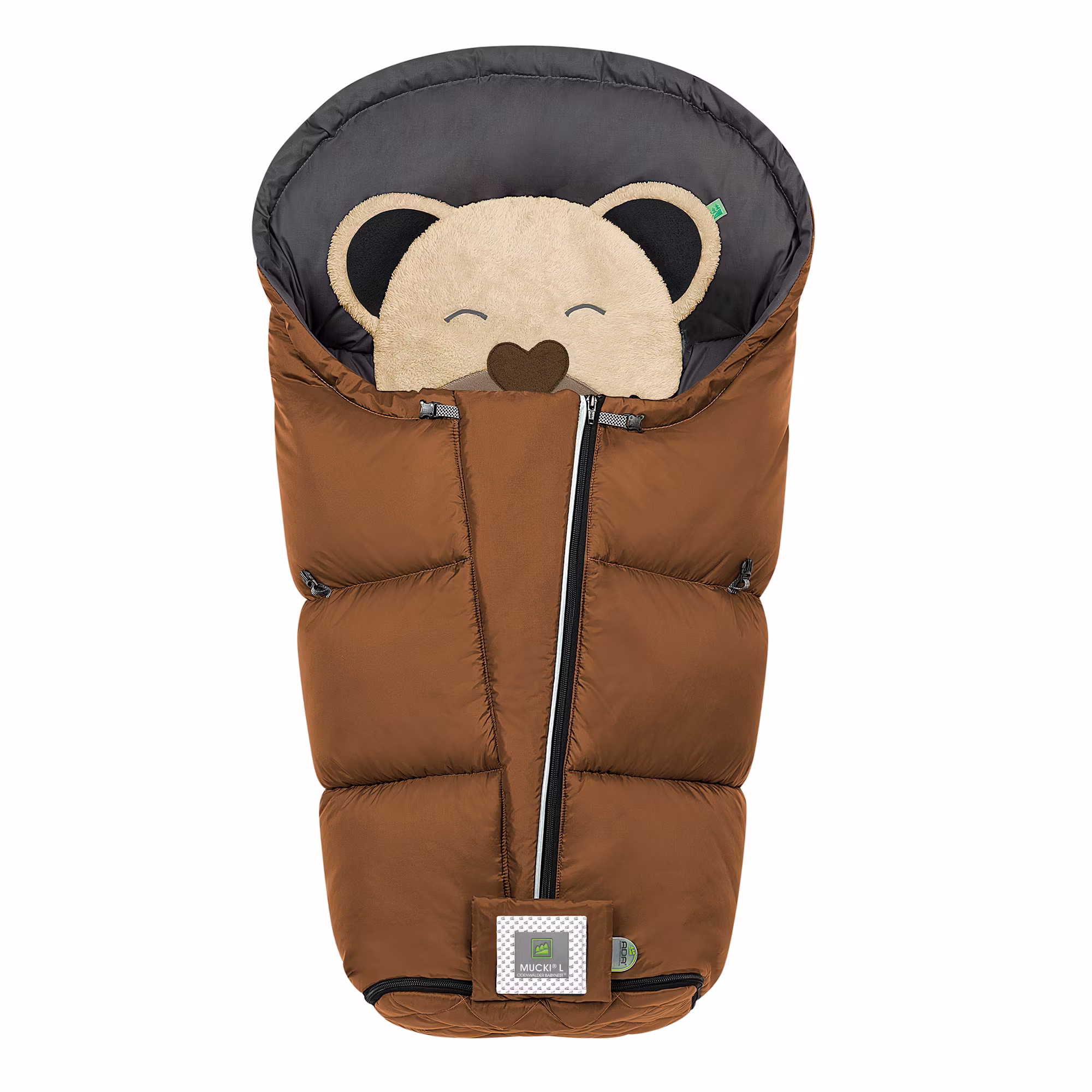 Fußsack Mucki L-cs Rocky Grey - Jamouz