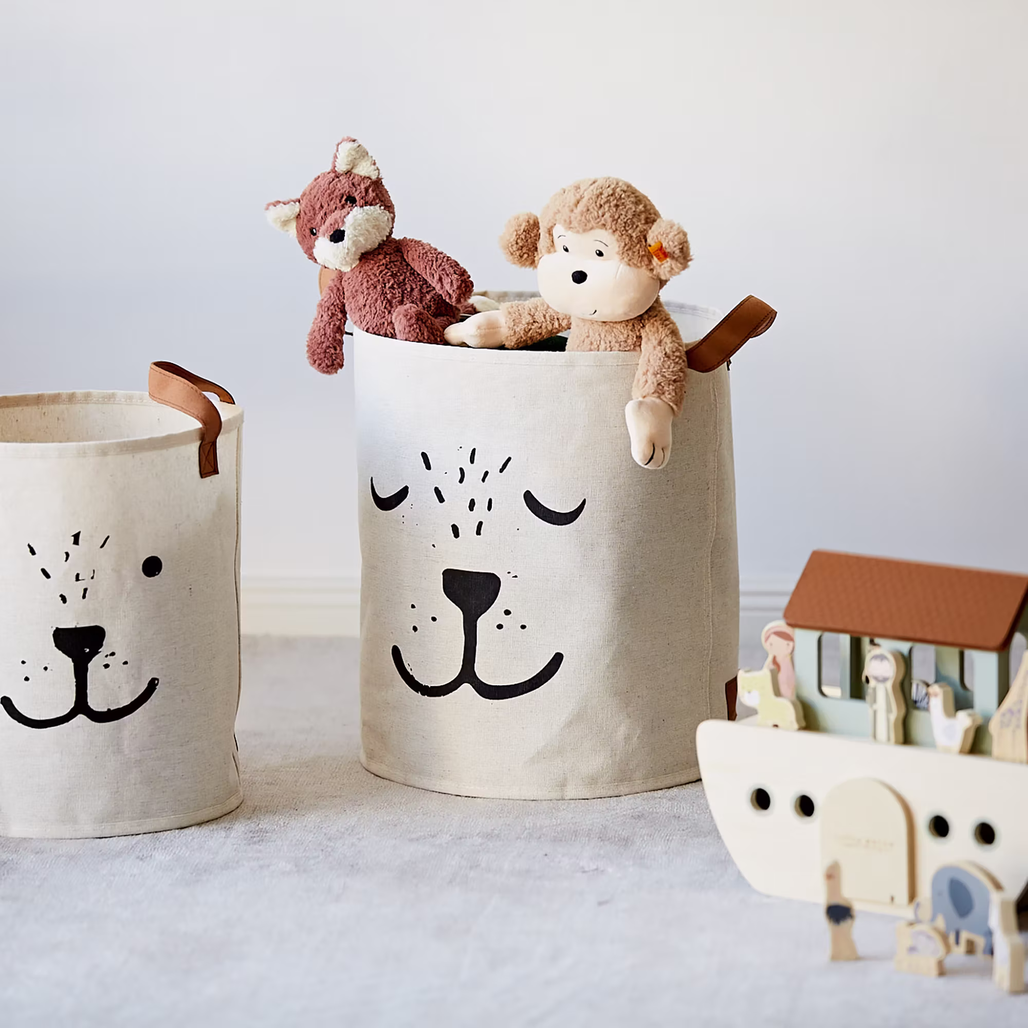 2er-Set Premium-Rundkörbe Hund - Jamouz