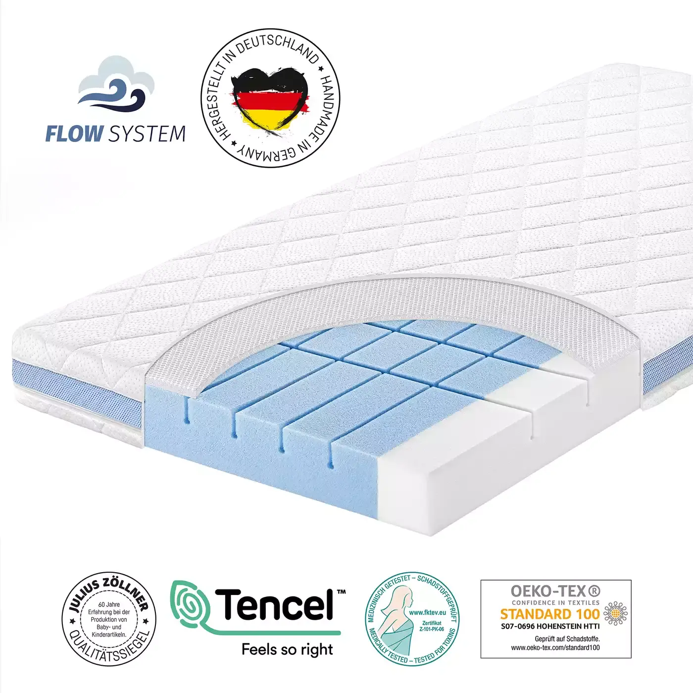 Matratze Flow Original 70 x 140 - Jamouz
