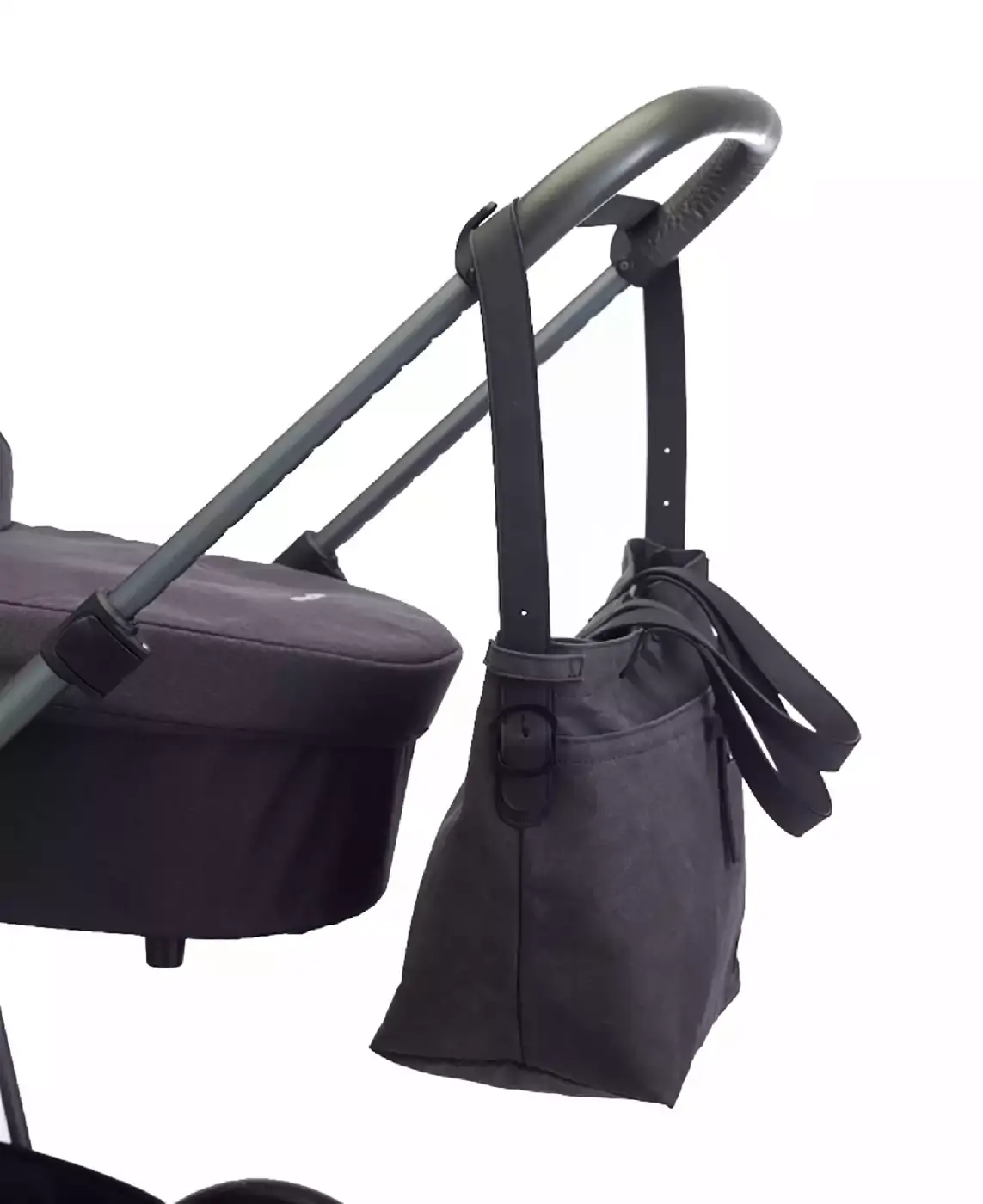 Wickeltasche Black Canvas - Jamouz