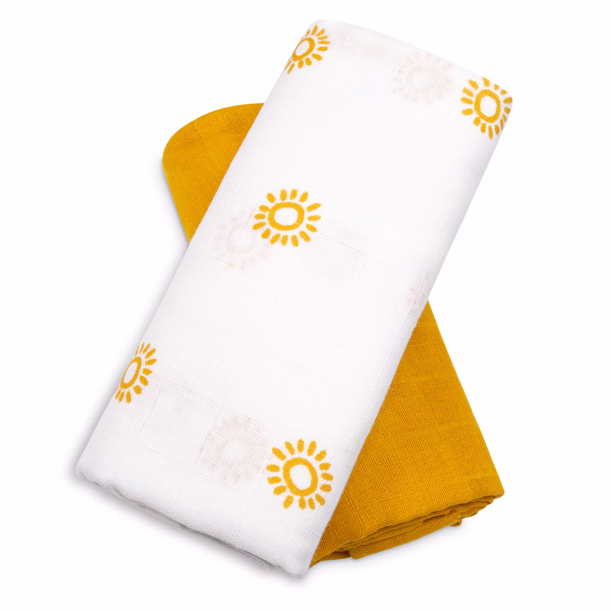 2er Set Pucktücher Sonne 120 x 120 cm - Jamouz