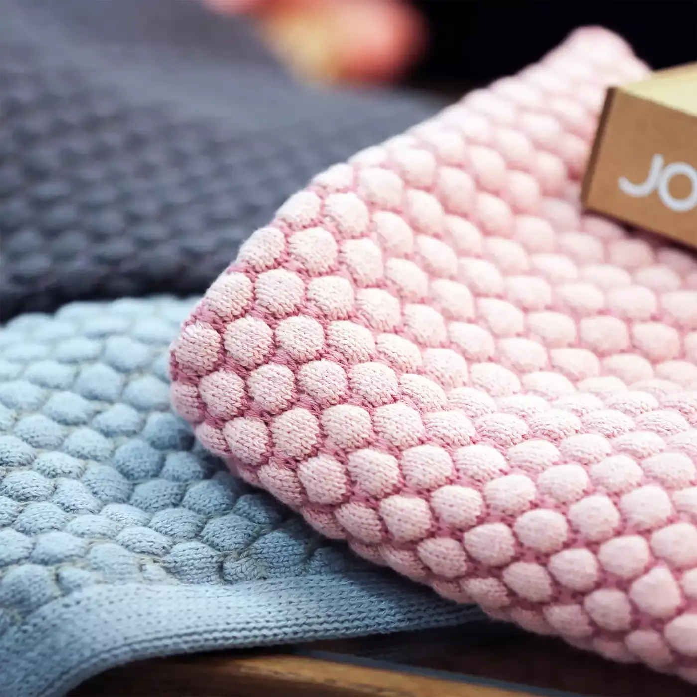 Decke Honeycomb Blue - Jamouz