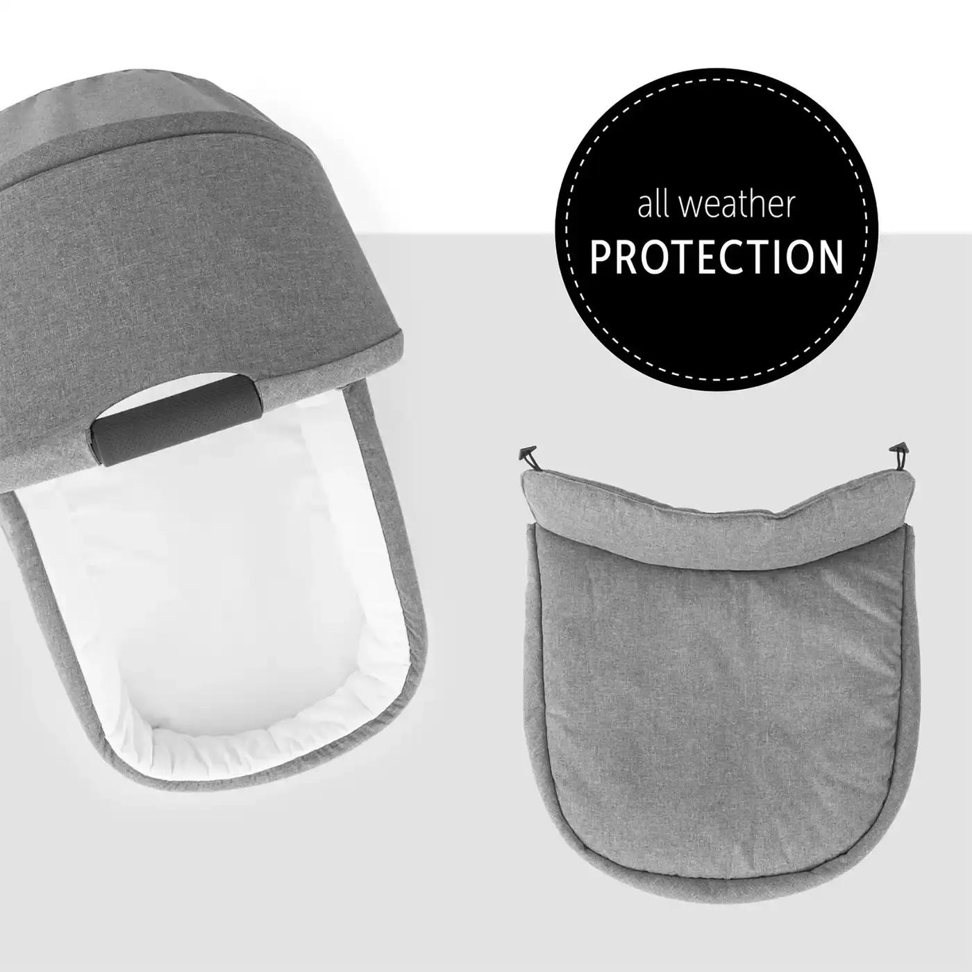 Colibri Pram Melange Grey - Jamouz