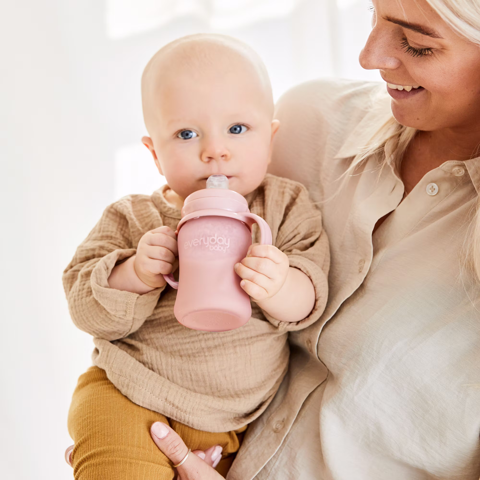 Glas-Trinkbecher Healthy+ Sippy Cup - Jamouz