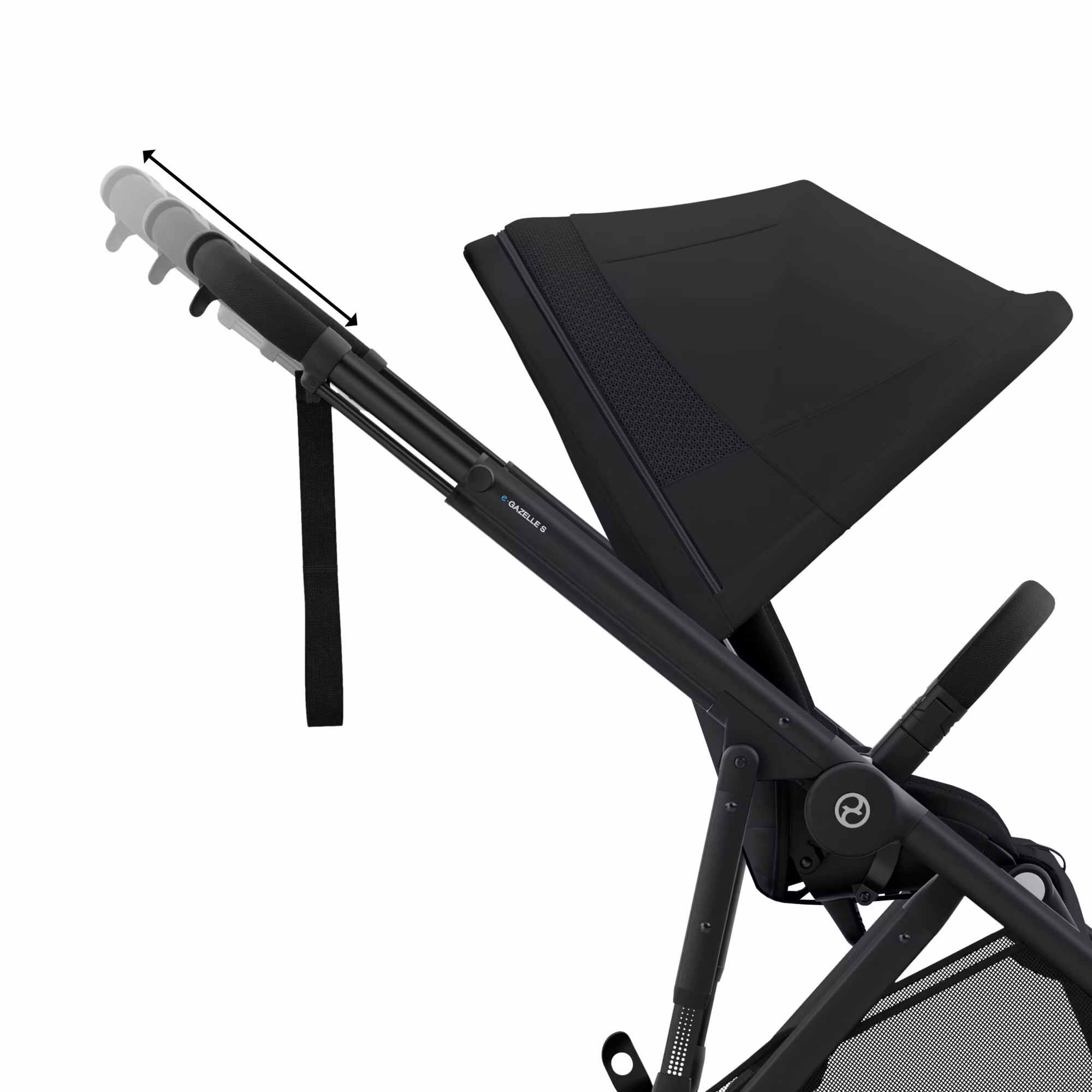 Set e-Gazelle S Moon Black mit Wanne - Jamouz