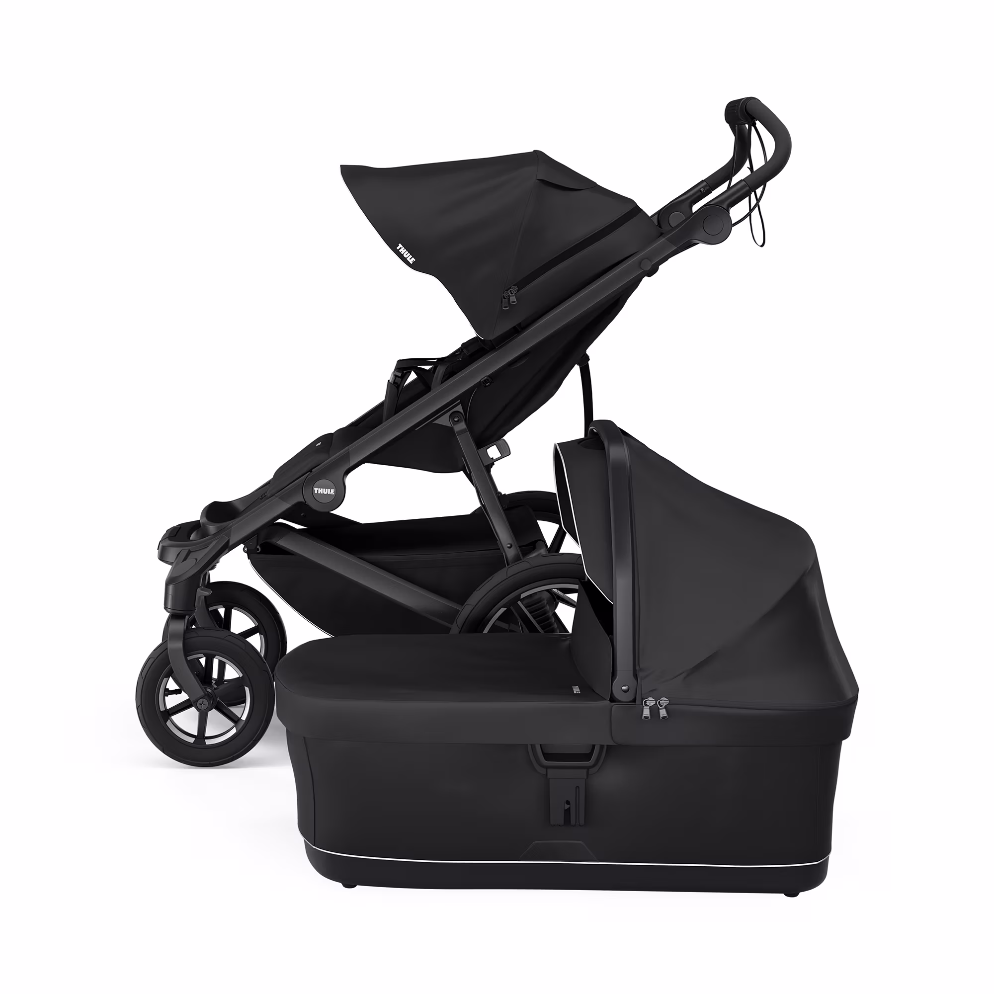 Set Urban Glide 4-wheel Soft Beige mit Wanne - Jamouz