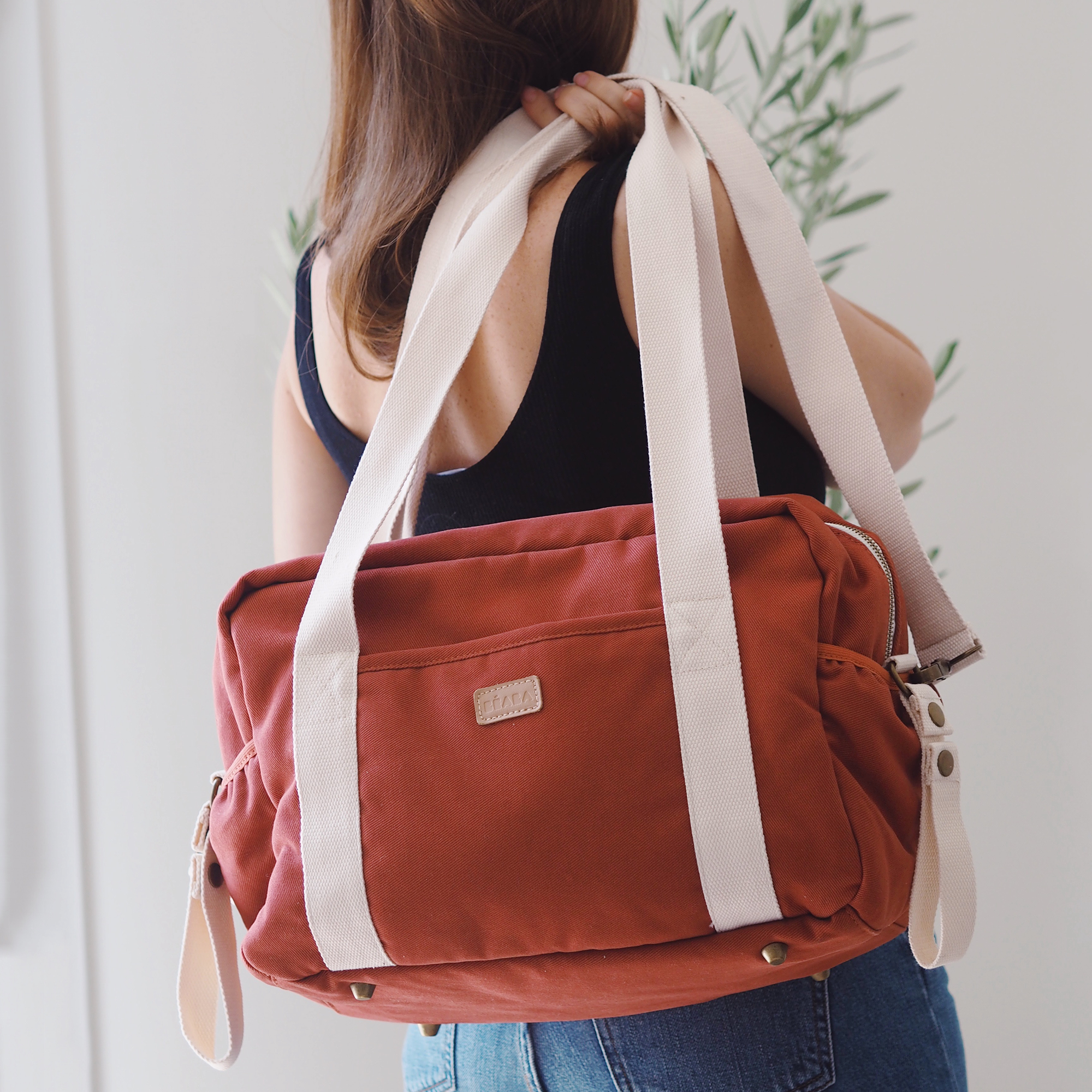 Wickeltasche Paris Sage Green - Jamouz