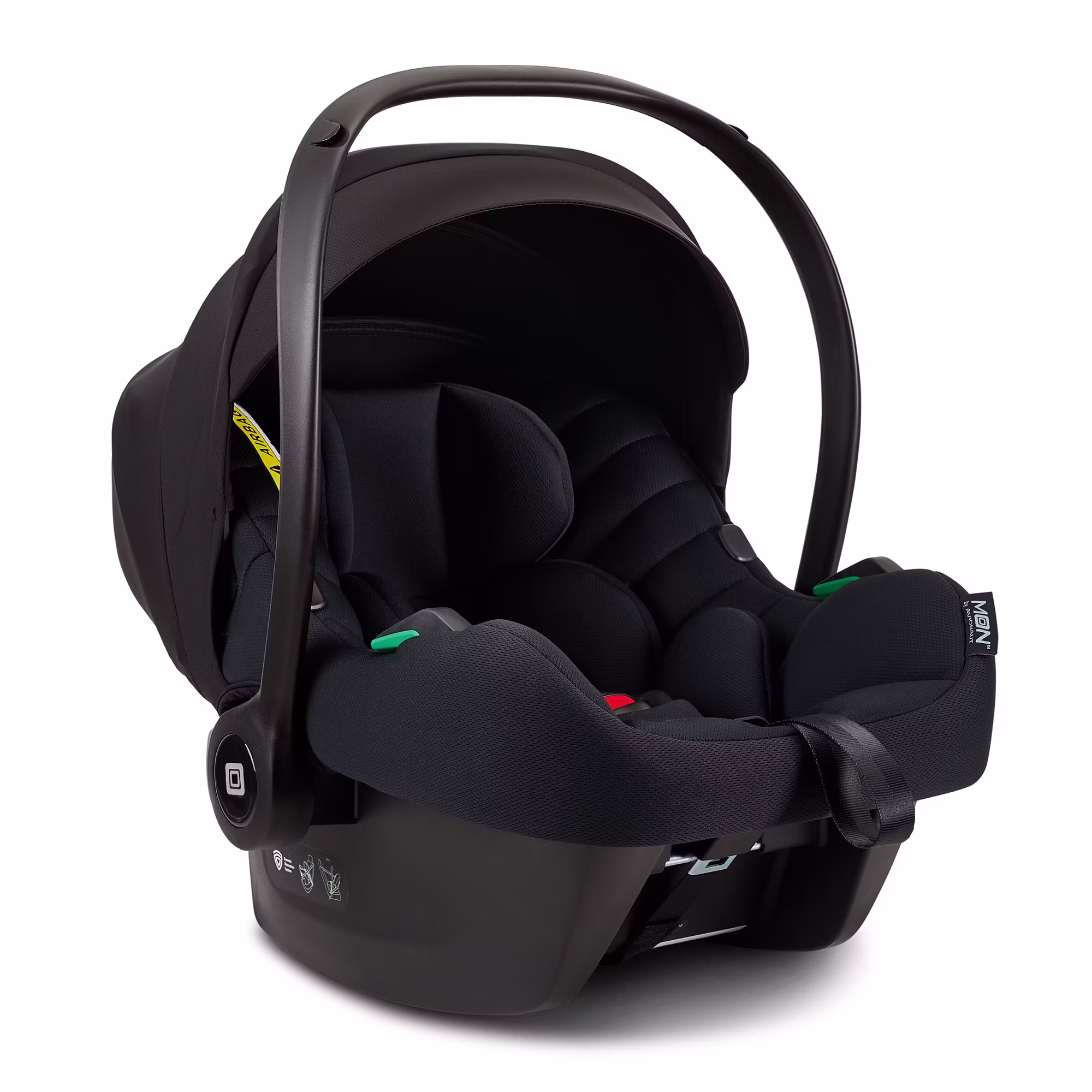 CLICC Set Black Melange mit Babyschale Cosmo - Jamouz