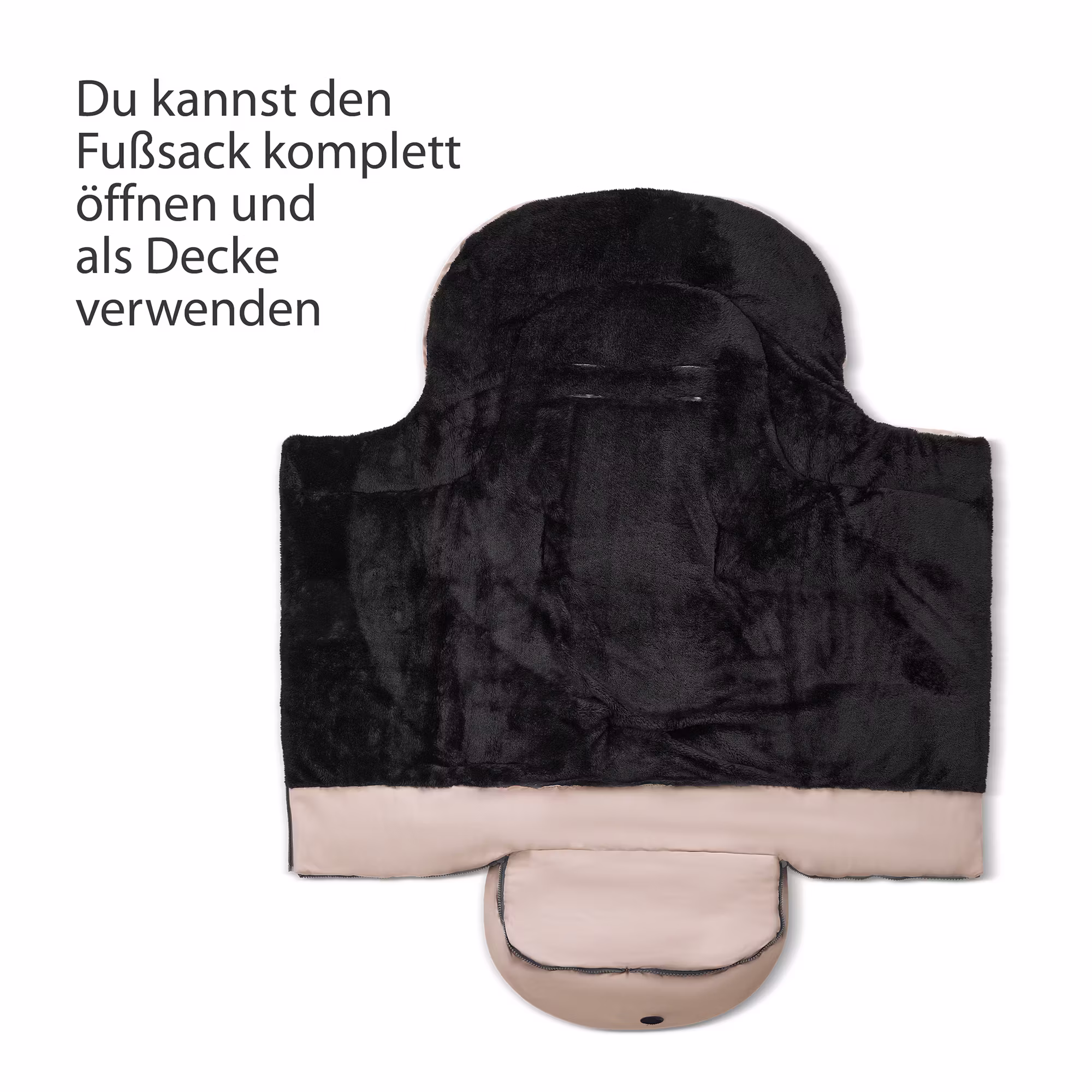 Winterfußsack Asphalt - Jamouz