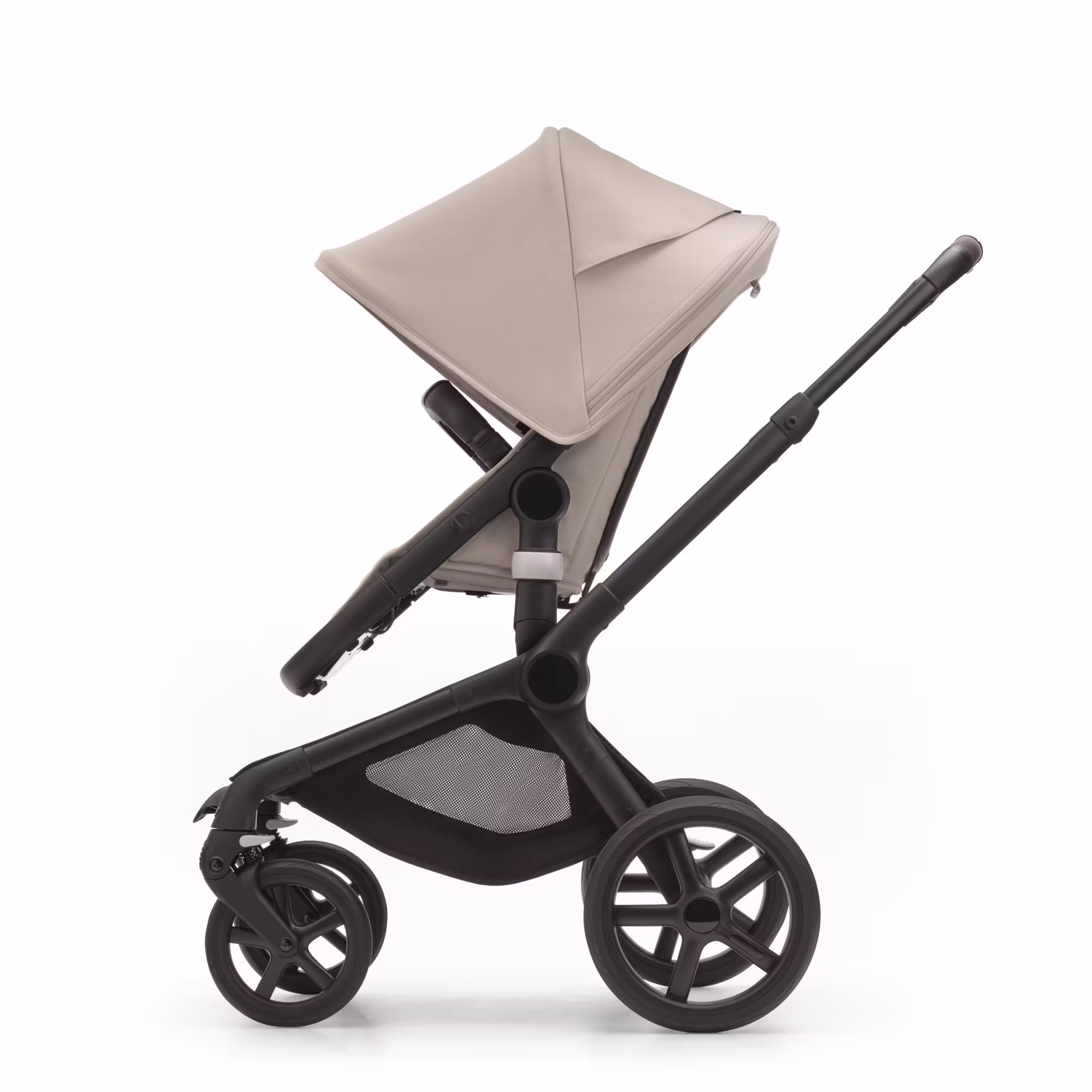 Fox 5 2-in-1 Komfort-Kinderwagen Schwarz/Forest Green - Jamouz