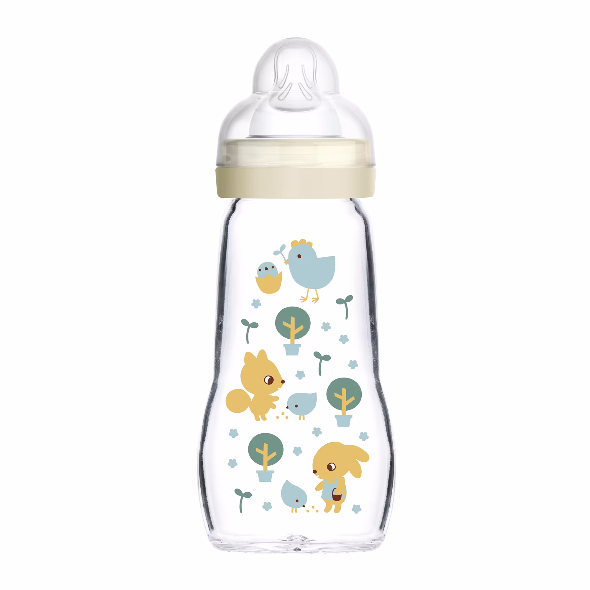Feel Good Glasflasche Hase/Küken 260ml - Jamouz