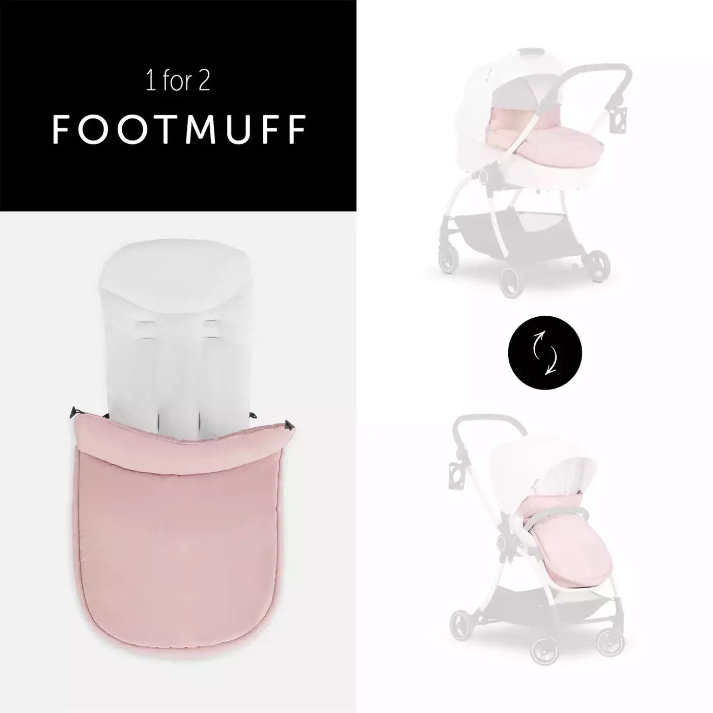 Colibri Pram Melange Rose - Jamouz